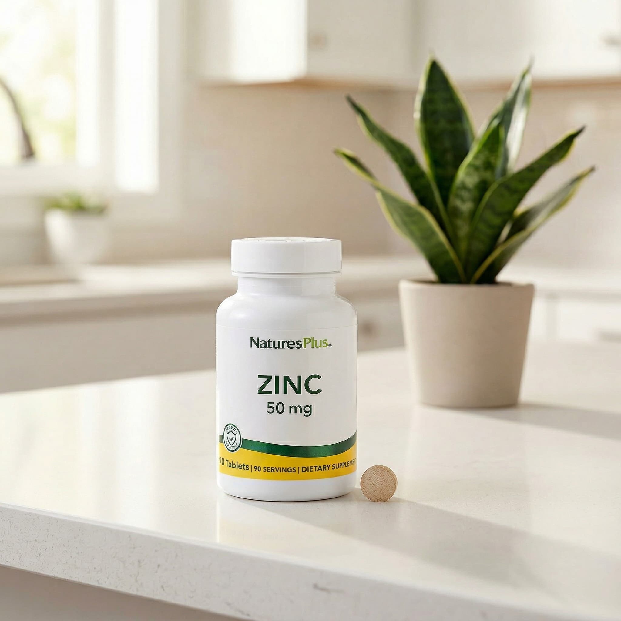 NaturesPlus Zinc – 50 mg – 90 comprimés — étiquette 3