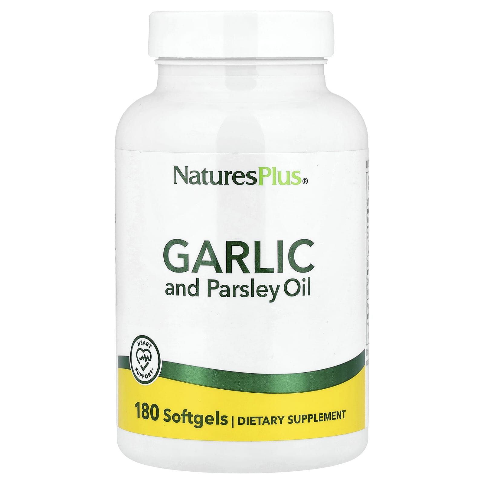 NaturesPlus Garlic and Parsley Oil – 180 capsules molles — Tunisie