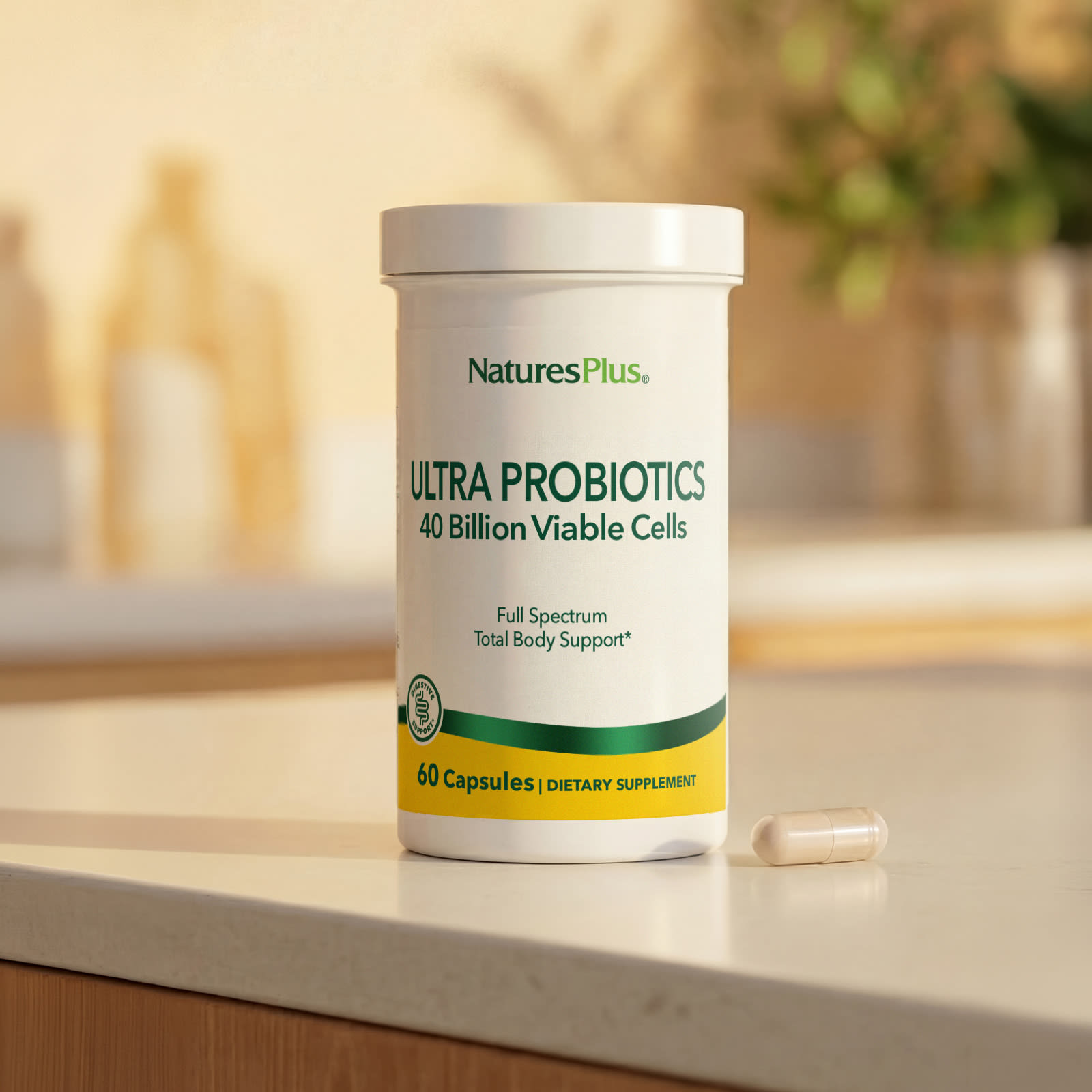 NaturesPlus Ultra Probiotics – 60 gélules — étiquette 3
