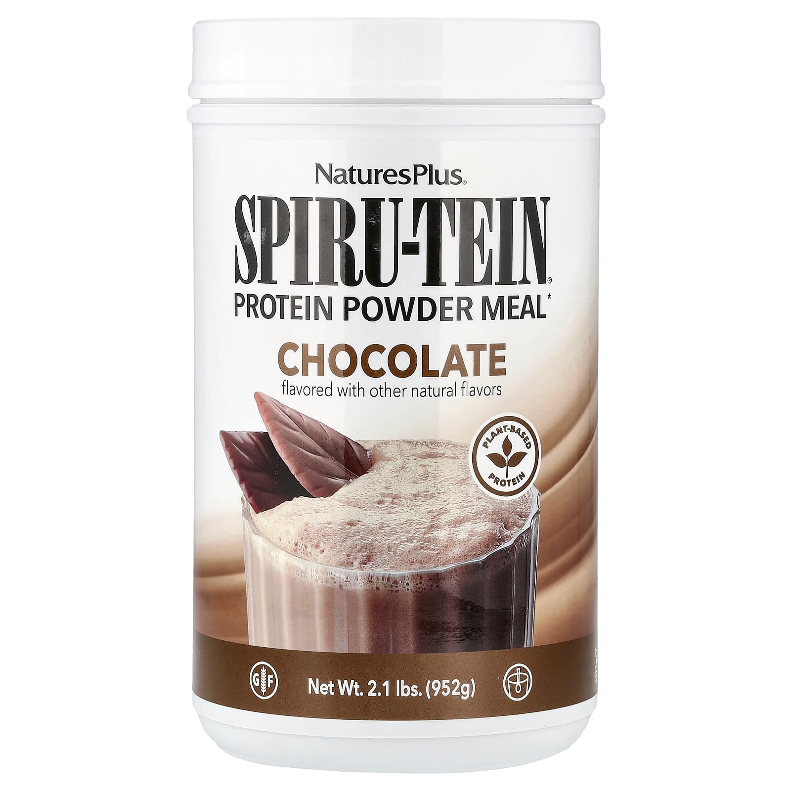 NaturesPlus Spiru-Tein, Protein Powder Meal – Chocolate – 952 g — Tunisie