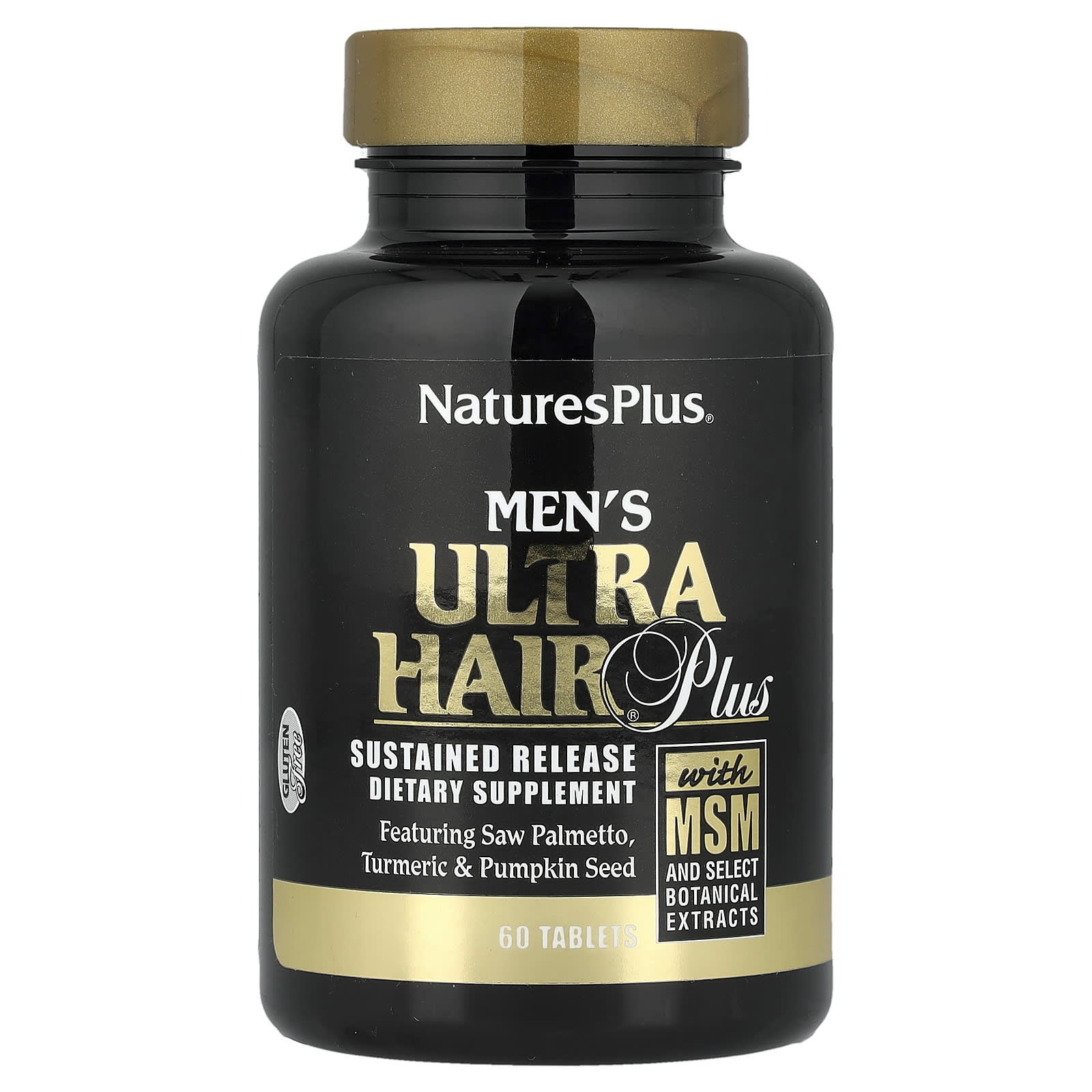 NaturesPlus Men's Ultra Hair Plus, With MSM and Select Botanical Extracts – 60 comprimés — Tunisie
