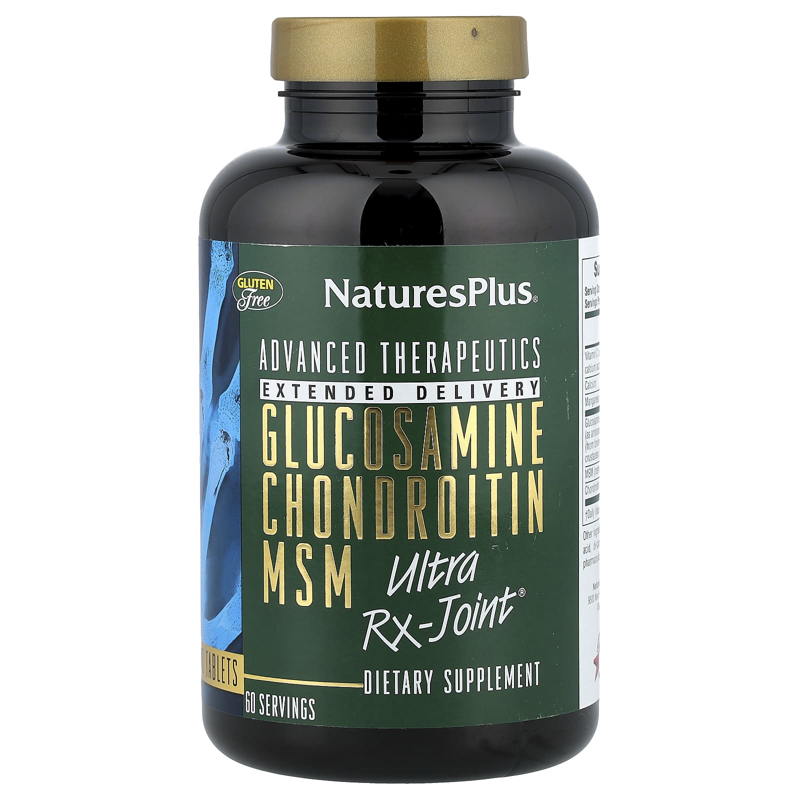 NaturesPlus Glucosamine Chondroitin MSM Ultra Rx-Joint – 180 comprimés — Tunisie