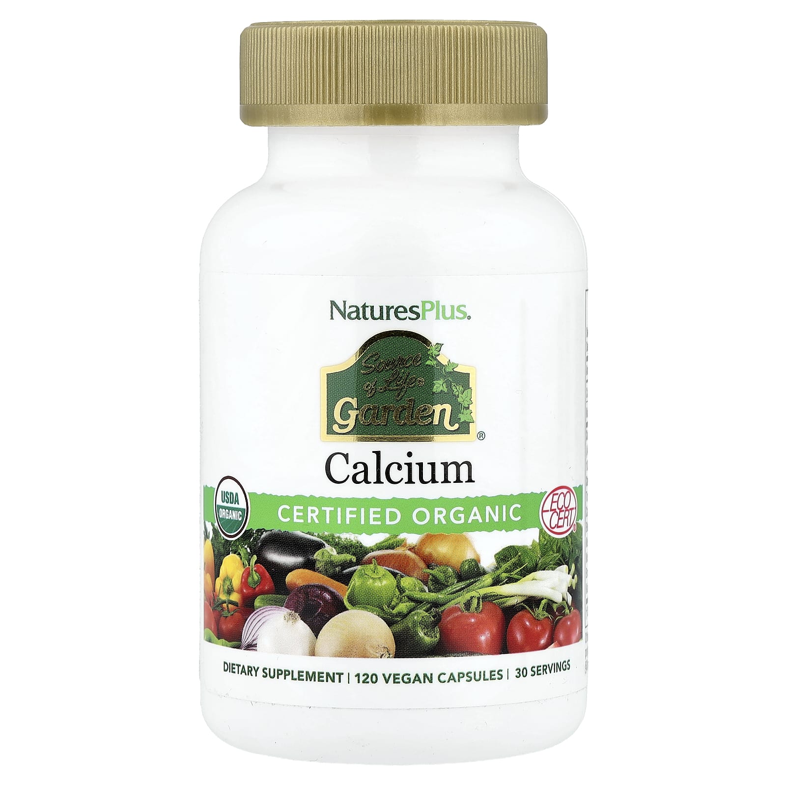 NaturesPlus Source of Life, Garden, Calcium – 120 gélules véganes — Tunisie