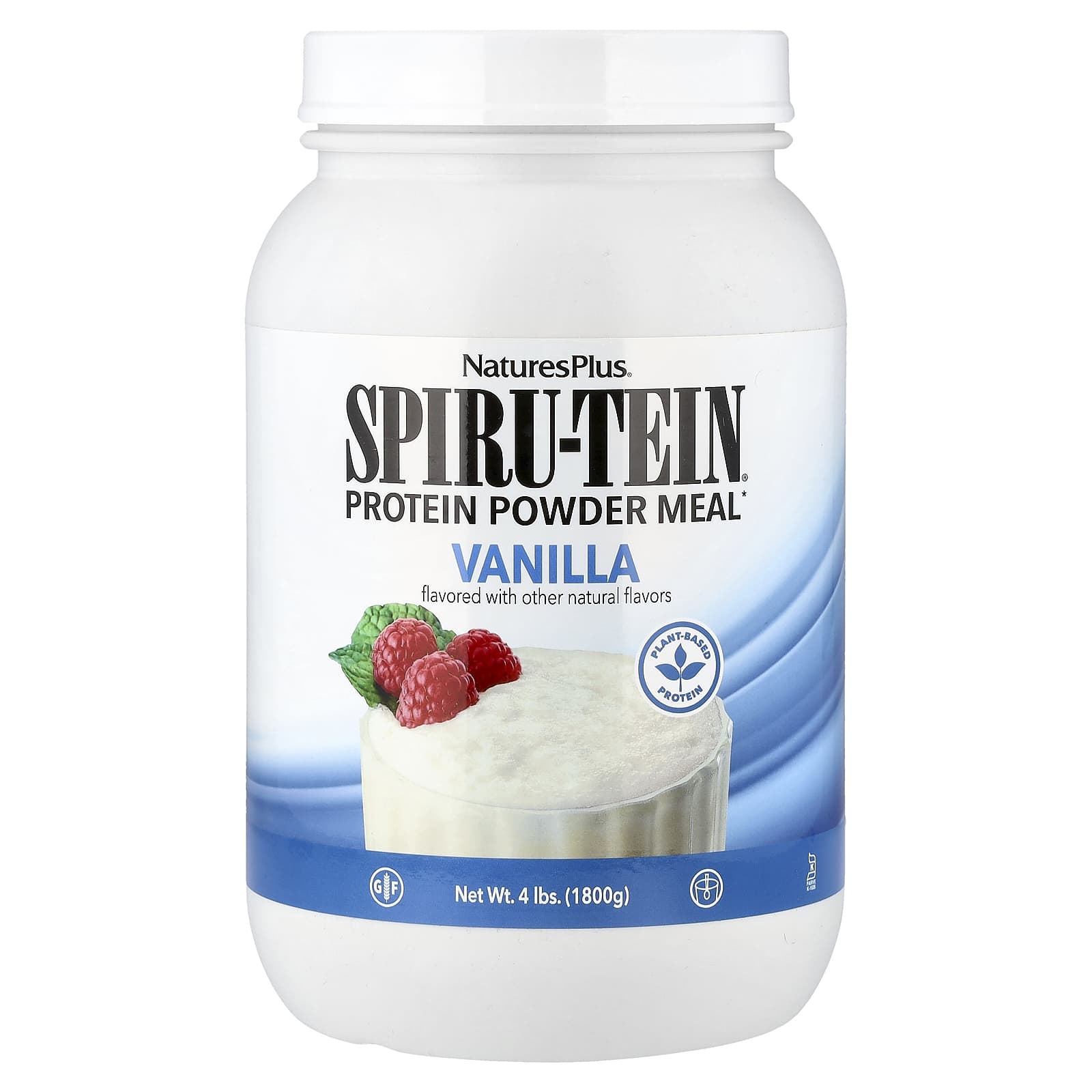 NaturesPlus Spiru-Tein, Protein Powder Meal – Vanilla – 1800 g — Tunisie