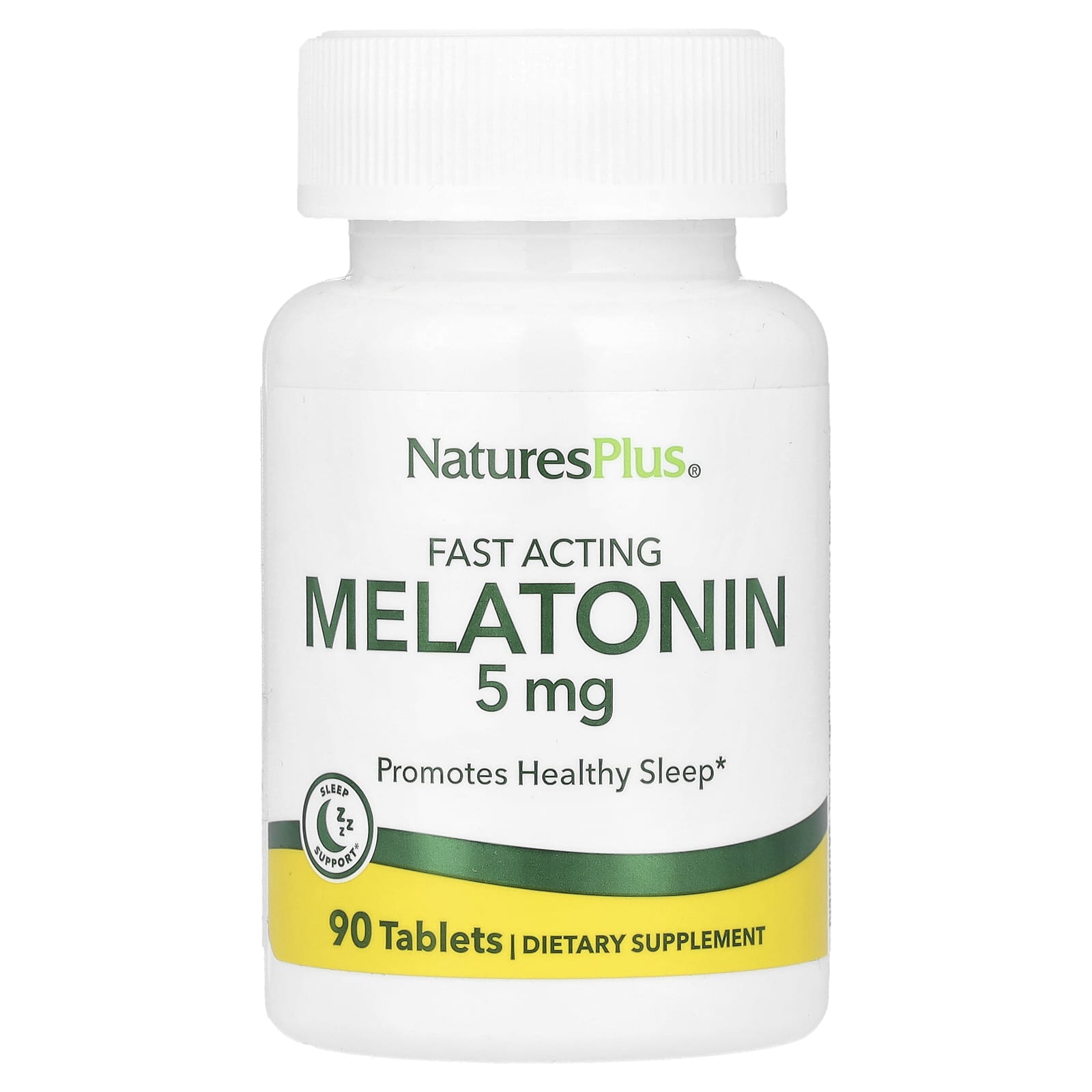 NaturesPlus Melatonin – 5 mg – 90 comprimés — Tunisie
