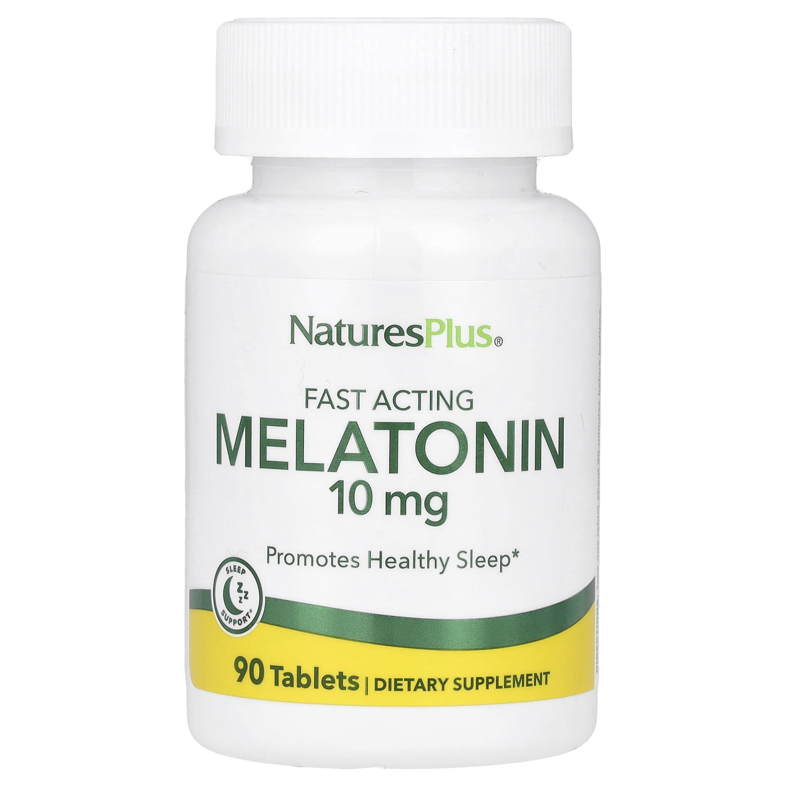 NaturesPlus Melatonin – 10 mg – 90 comprimés — Tunisie