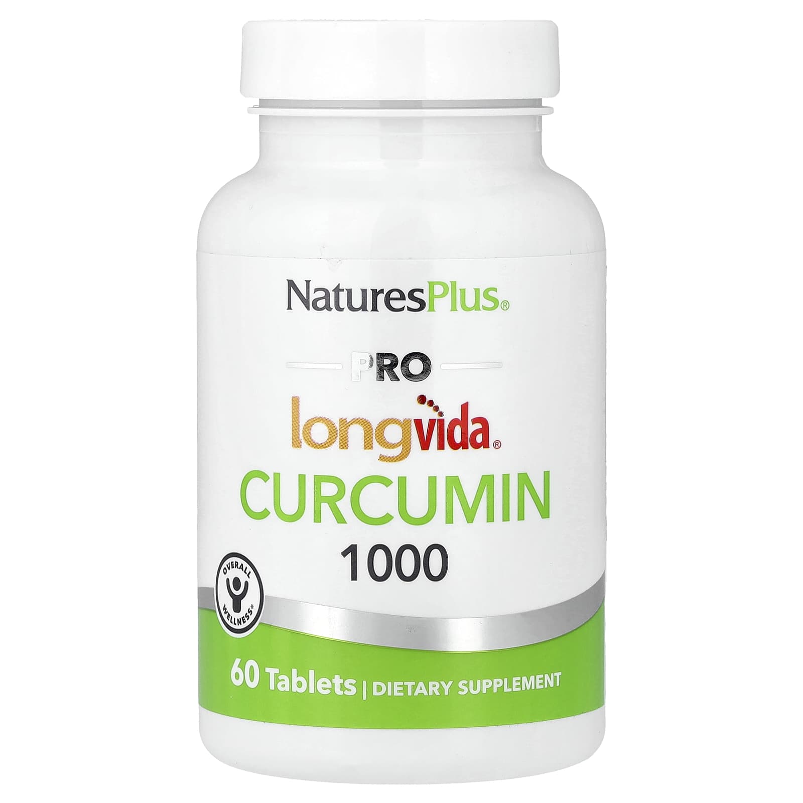 NaturesPlus Pro Longvida Curcumin 1000 – 60 comprimés — Tunisie