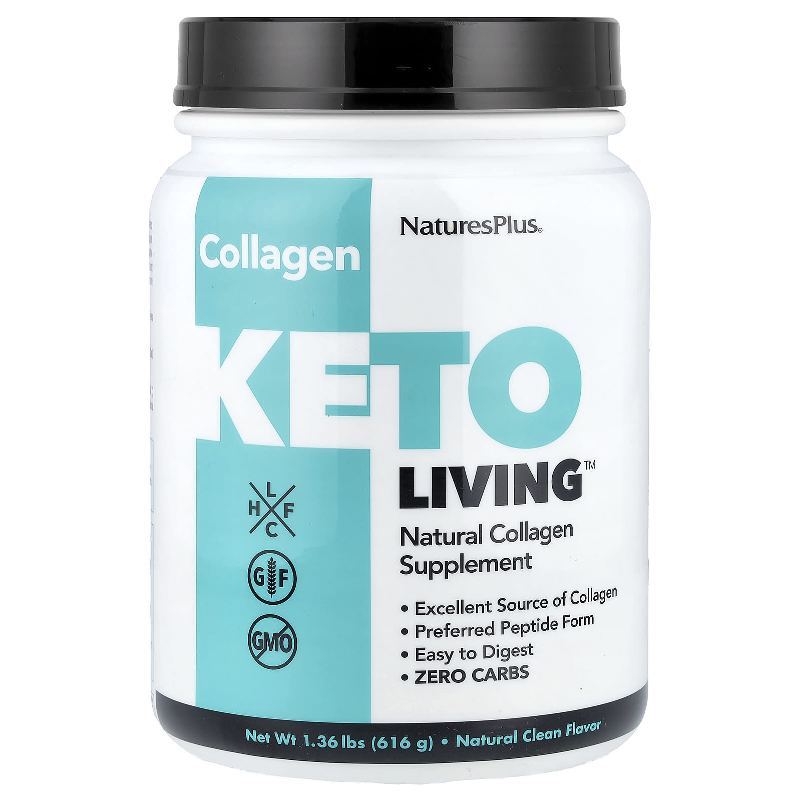 NaturesPlus KetoLiving, Natural Collagen – 616 g — Tunisie