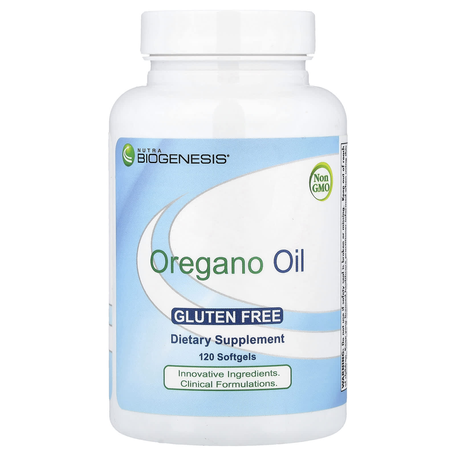 Nutra BioGenesis Oregano Oil – 120 capsules molles — Tunisie