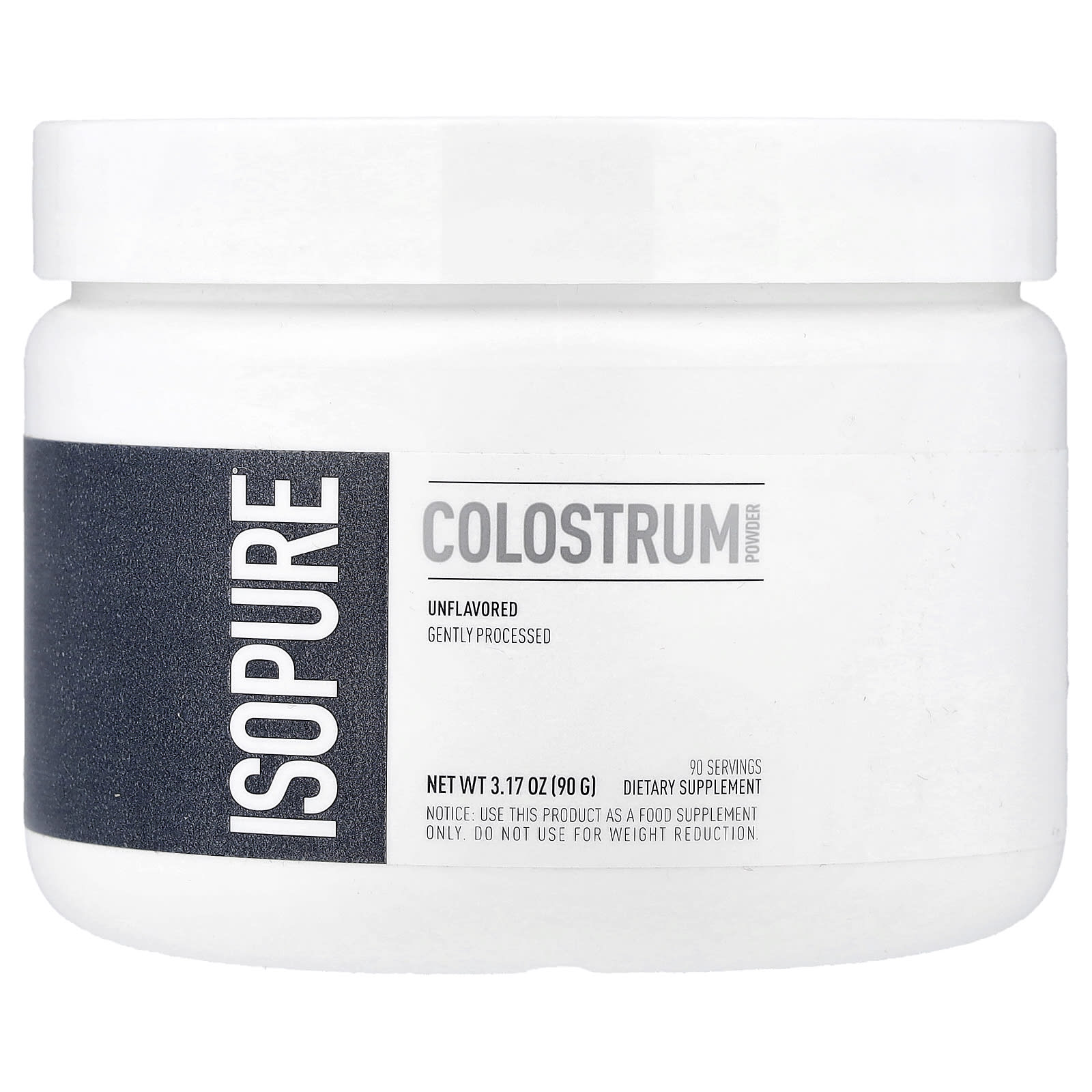 Isopure Colostrum Powder – Sans arôme – 90 g — Tunisie
