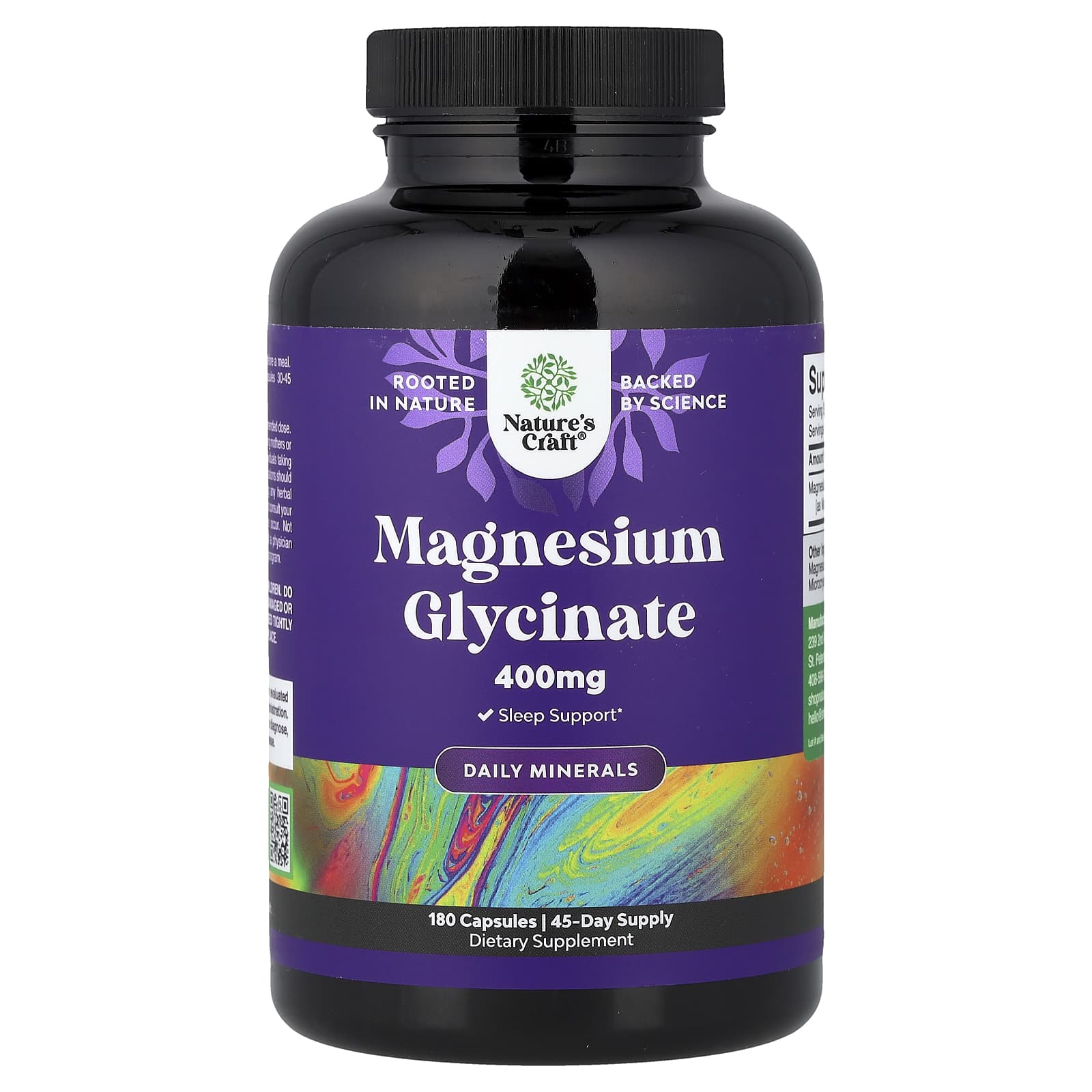 Nature's Craft Magnesium Glycinate – 180 gélules — Tunisie