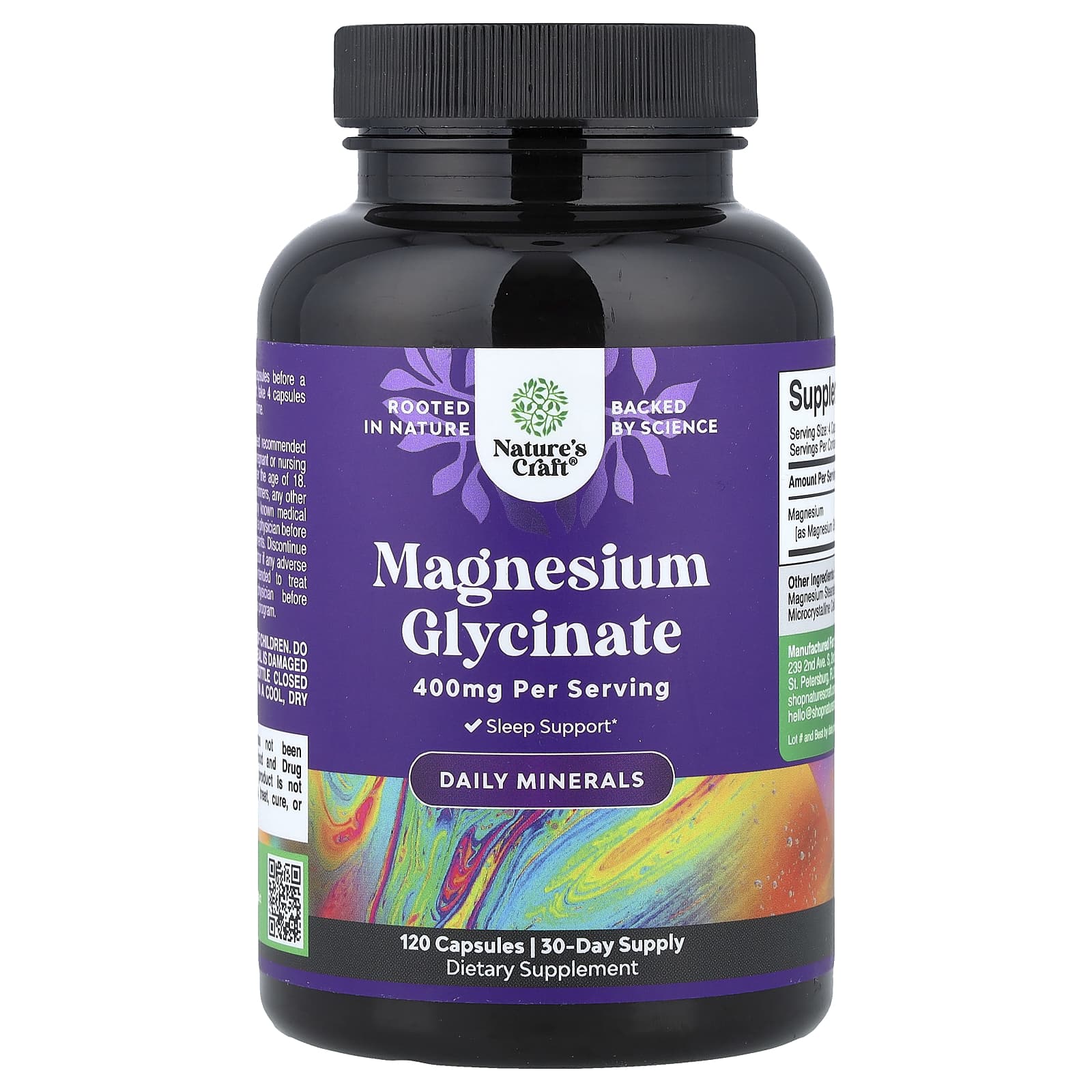 Nature's Craft Magnesium Glycinate – 120 gélules — Tunisie