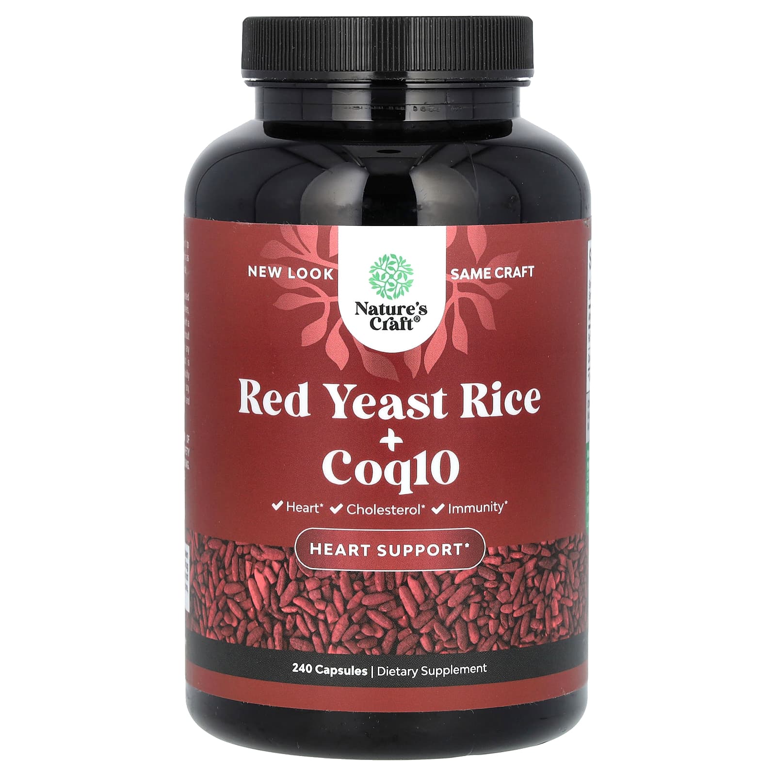 Nature's Craft Red Yeast Rice + CoQ10 – 240 gélules — Tunisie
