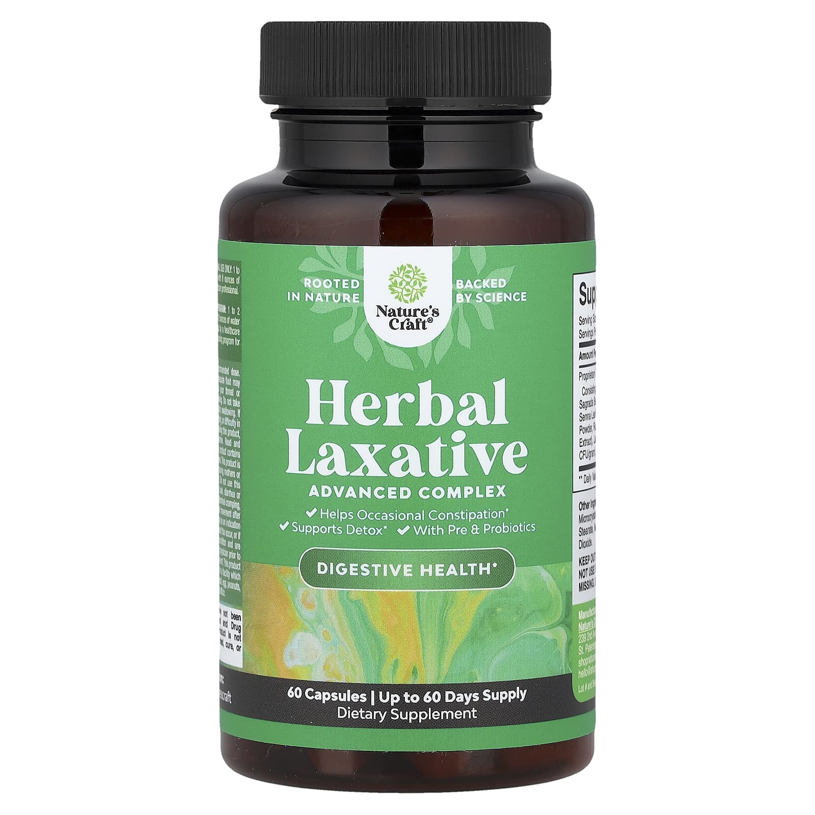 Nature's Craft Herbal Laxative – 60 gélules — Tunisie