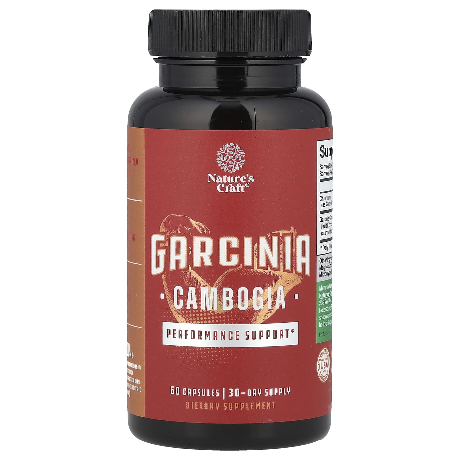 Nature's Craft Garcinia Cambogia – 60 gélules — Tunisie