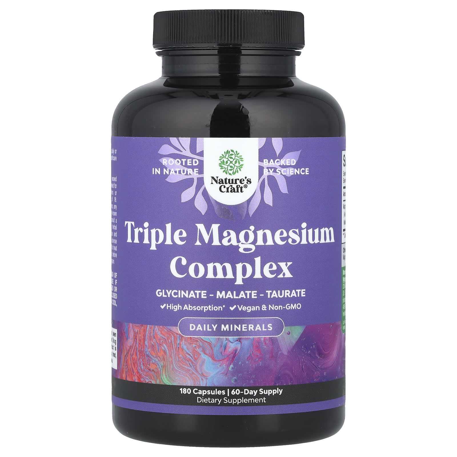 Nature's Craft Triple Magnesium Complex – 180 gélules — Tunisie