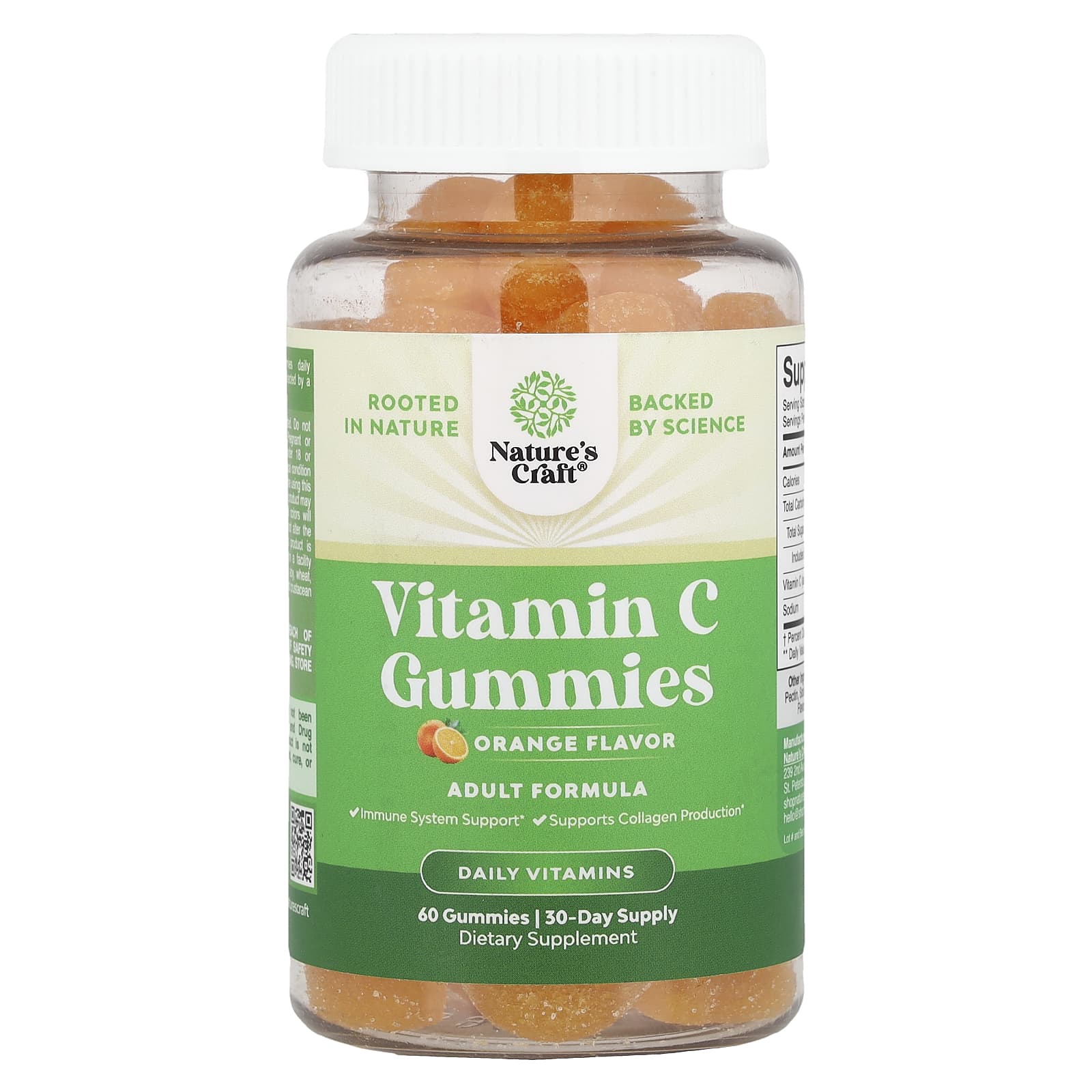 Nature's Craft Vitamin C Gummies – Orange – 60 gommes — Tunisie