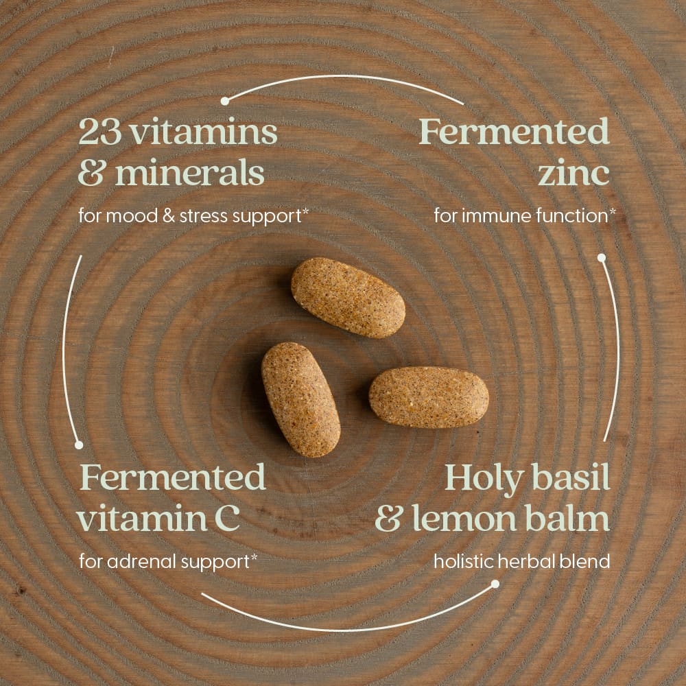 New Chapter Perfect Calm Multivitamin, 144 Vegetarian Tablets — étiquette 4