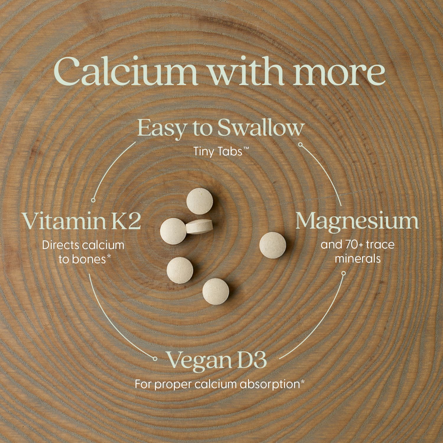 New Chapter Plant Calcium, Bone Strength Take Care, 240 Vegan Tiny Tablets — étiquette 4