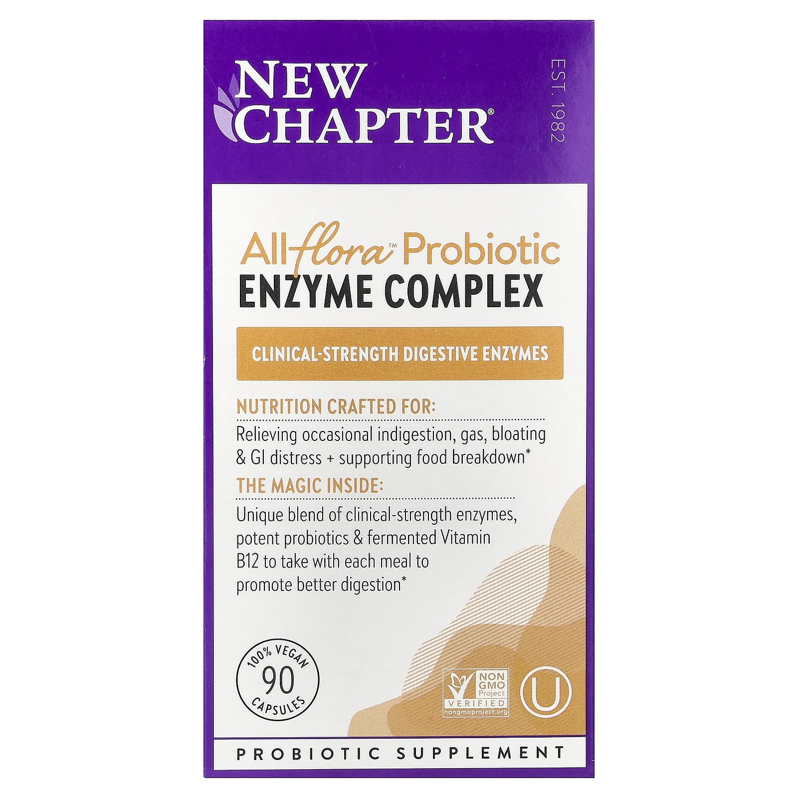 New Chapter All Flora Probiotic Enzyme Complex – 90 gélules véganes — Tunisie