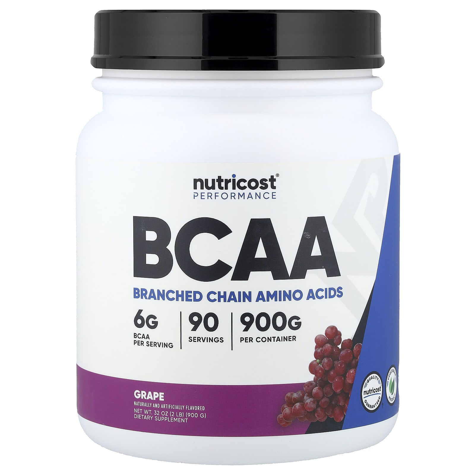 Nutricost Performance, BCAA – Grape – 900 g — Tunisie