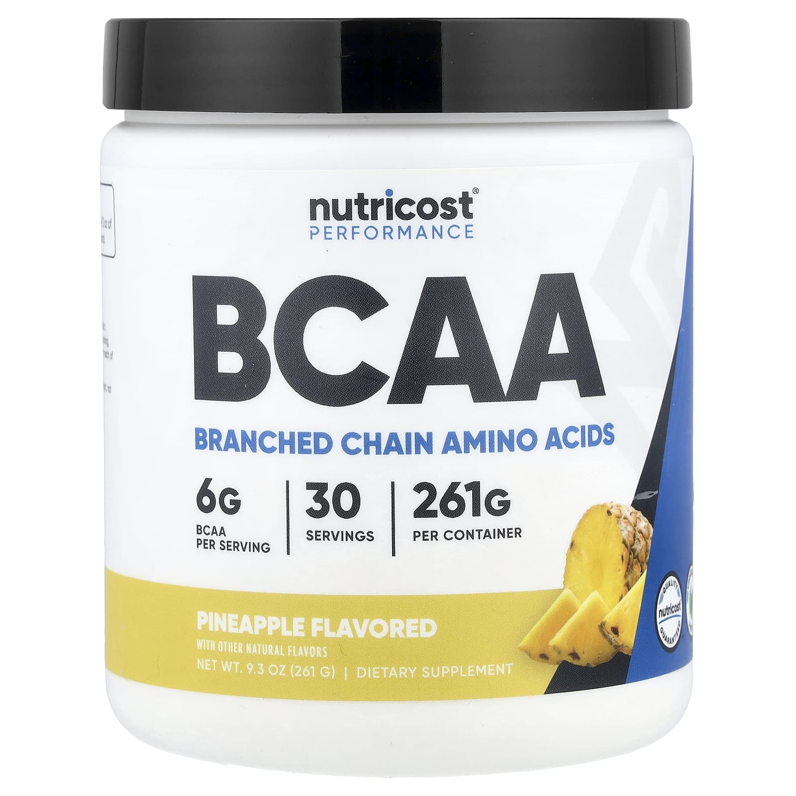 Nutricost Performance, BCAA – Pineapple – 261 g — Tunisie