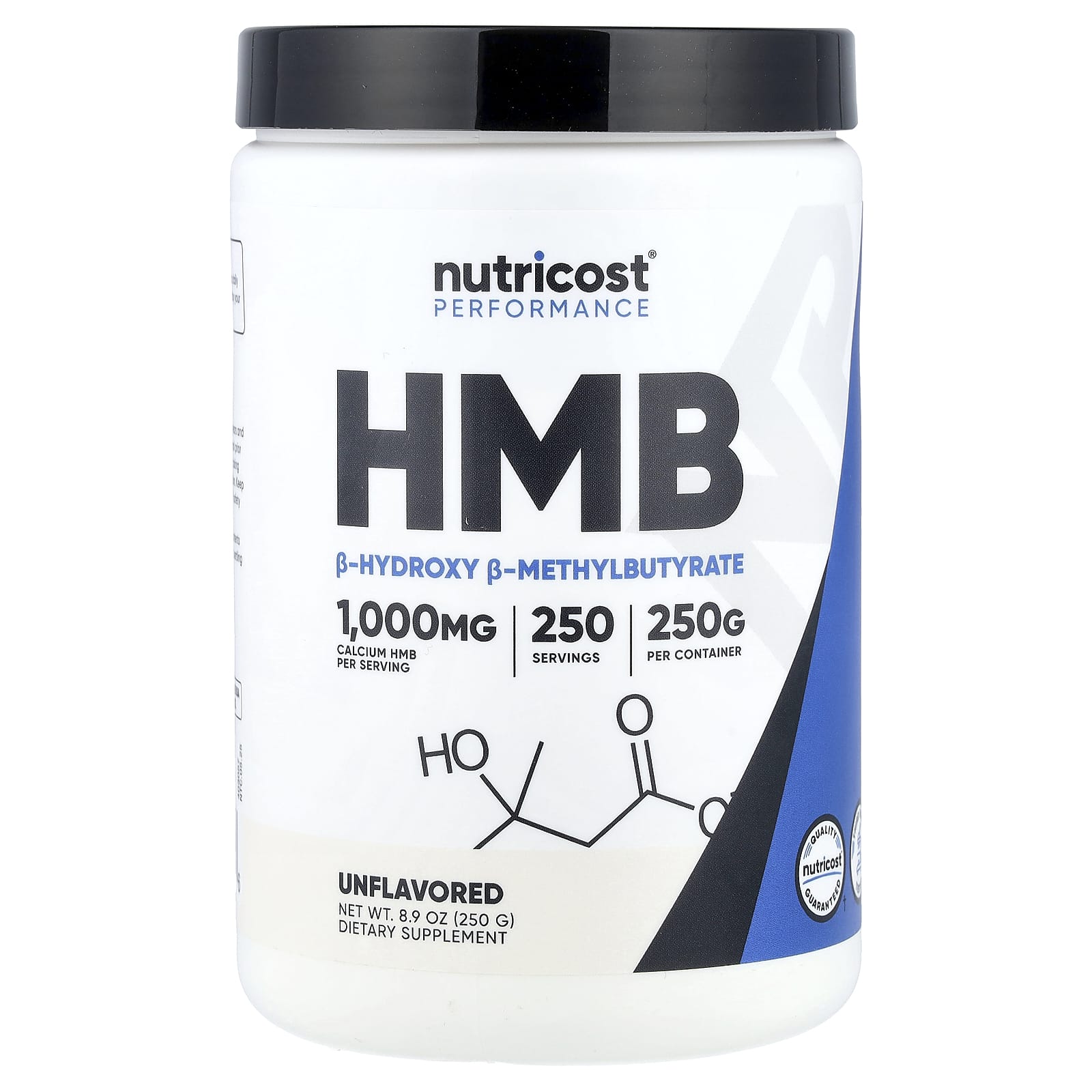 Nutricost Performance, HMB Powder – Sans arôme – 250 g — Tunisie