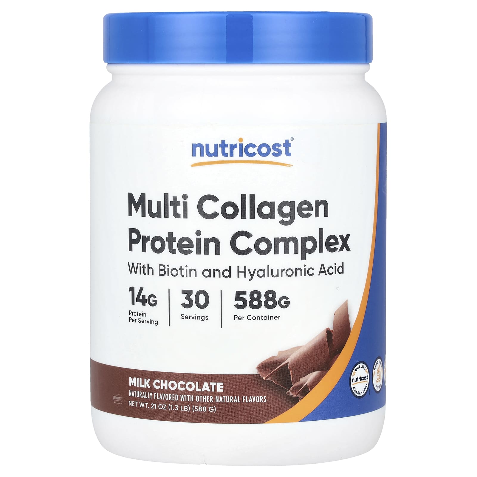 Nutricost Multi Collagen Protein Complex – Milk Chocolate – 588 g — Tunisie