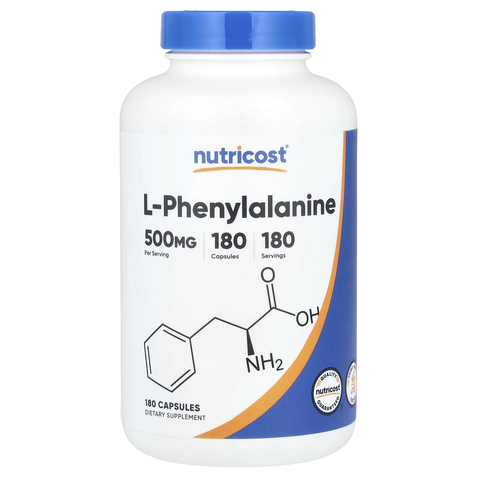 Nutricost L-Phenylalanine – 180 gélules — Tunisie