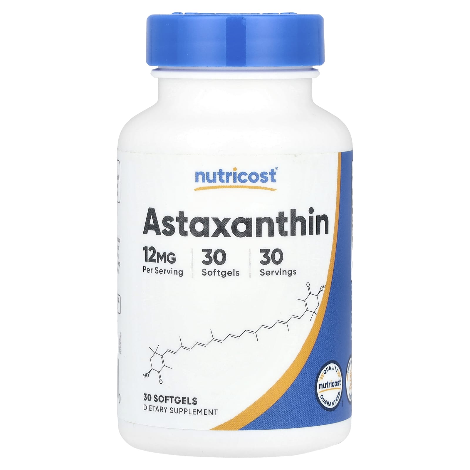 Nutricost Astaxanthin – 30 capsules molles — Tunisie