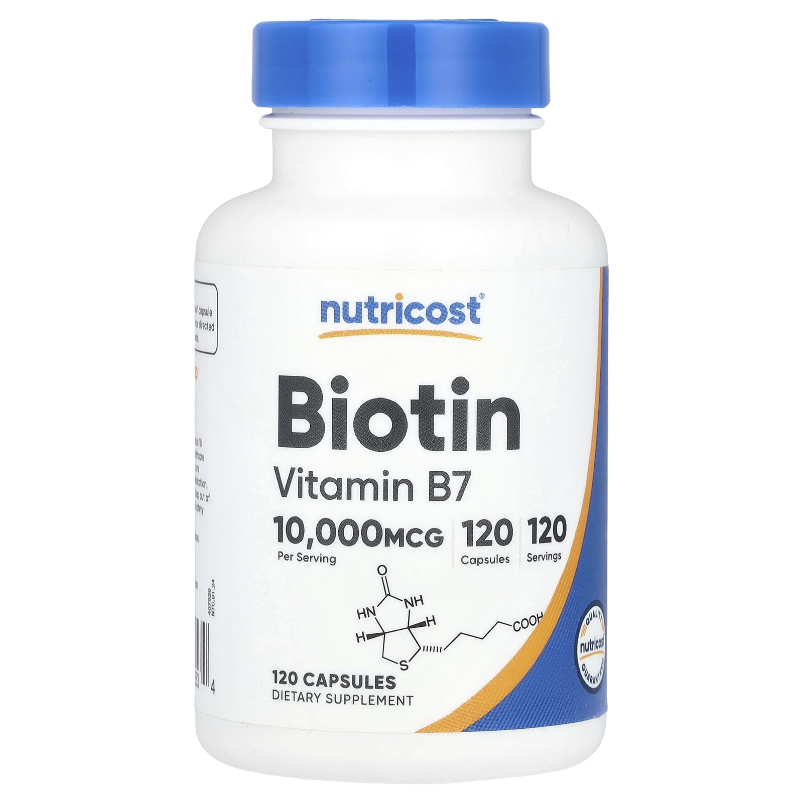 Nutricost Biotin – 120 gélules — Tunisie