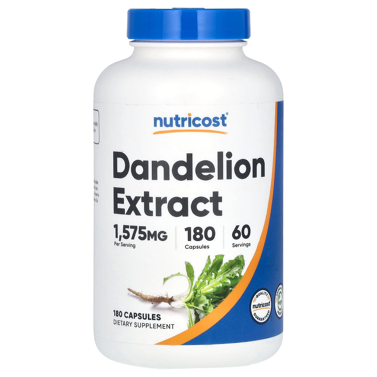 Nutricost Dandelion Extract – 180 gélules — Tunisie