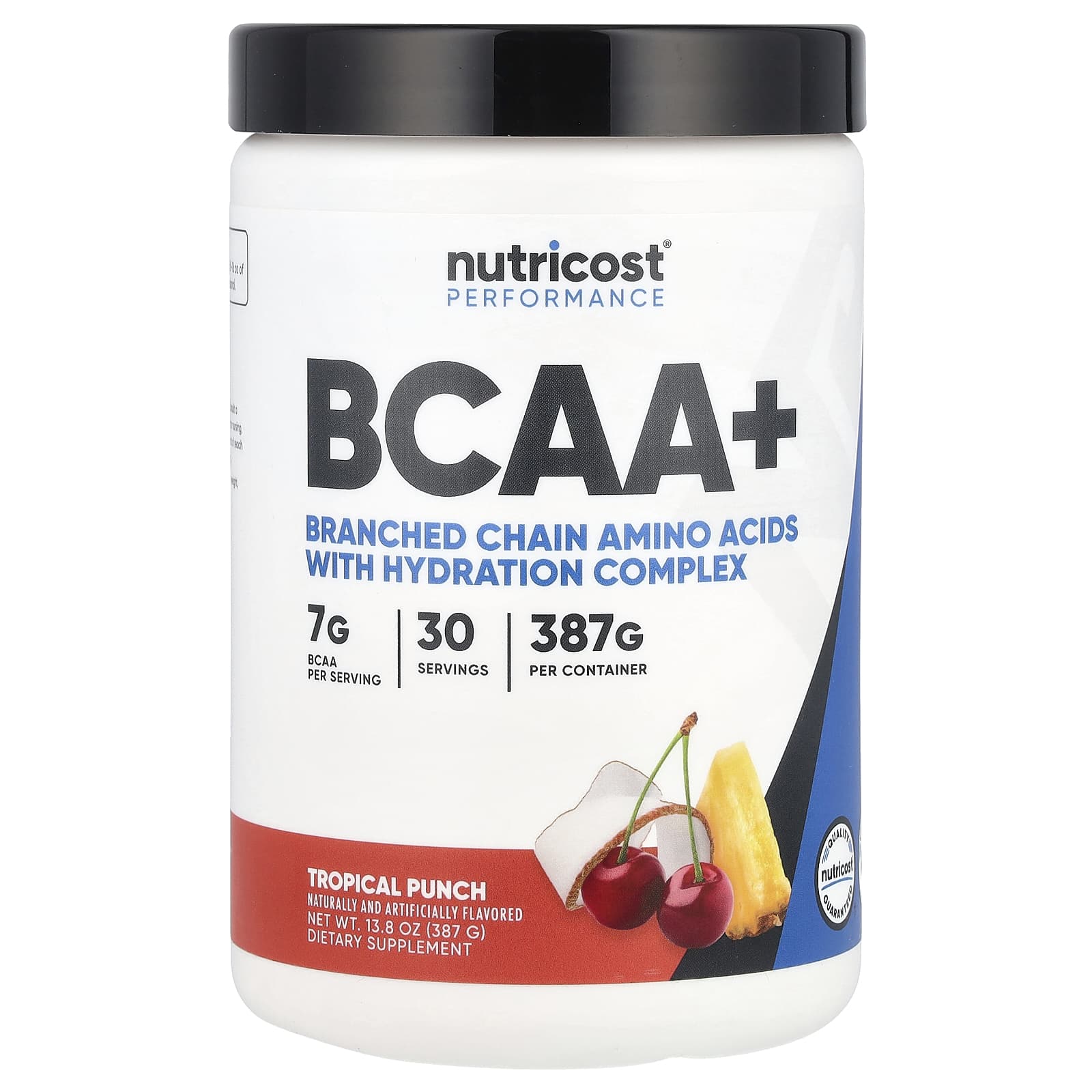 Nutricost Performance, BCAA+ – Tropical Punch – 387 g — Tunisie