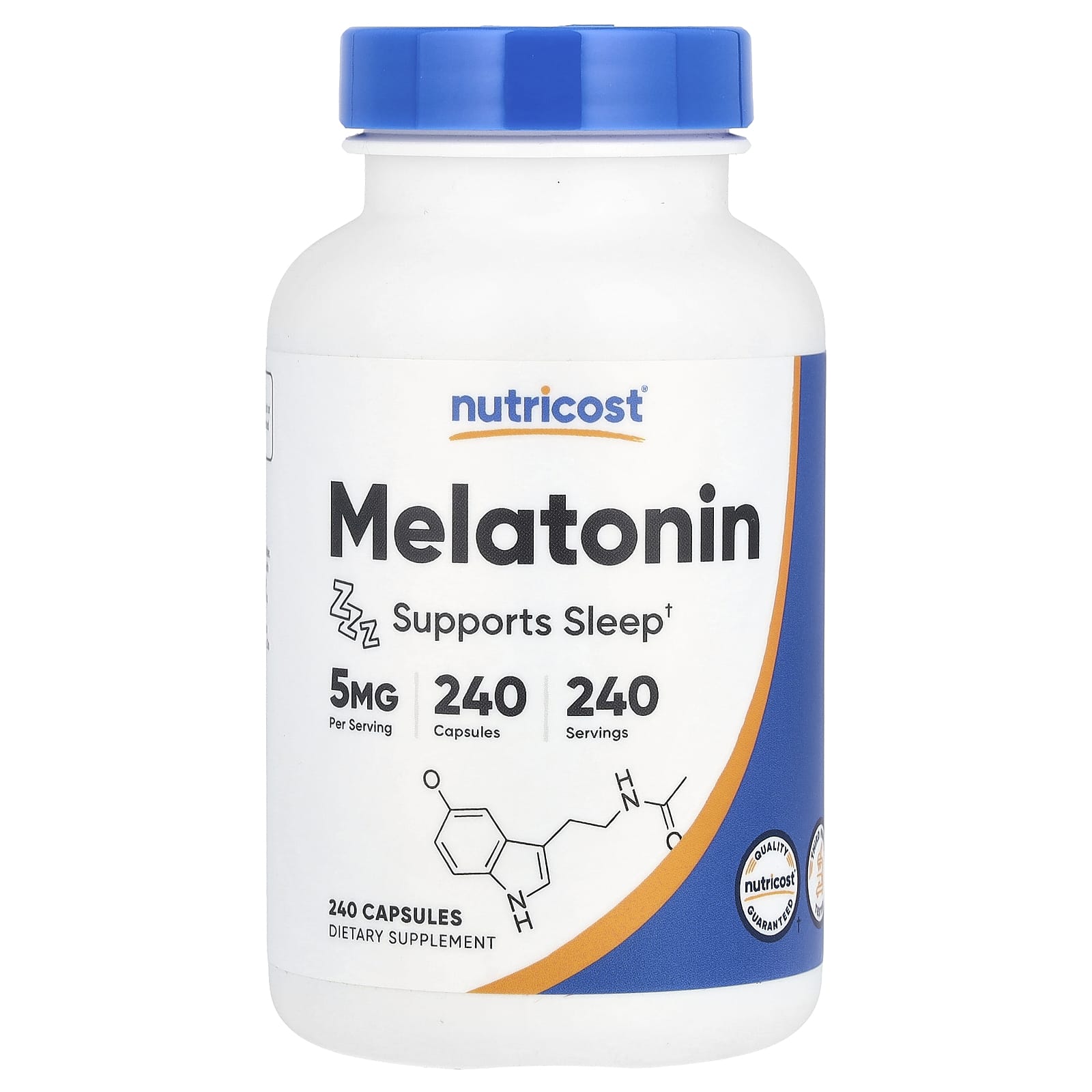Nutricost Melatonin – 5 mg – 240 gélules — Tunisie