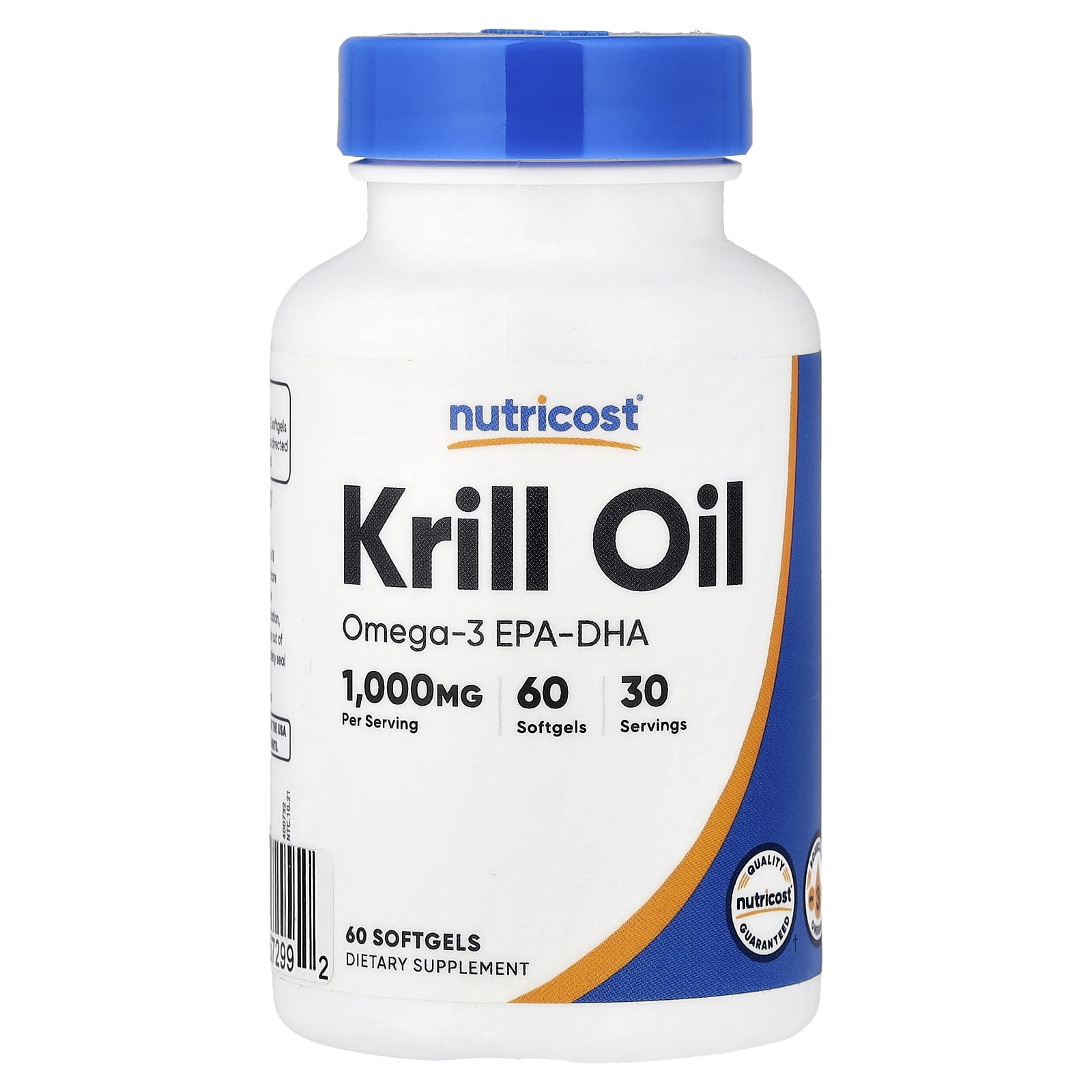 Nutricost Krill Oil – 60 capsules molles — Tunisie