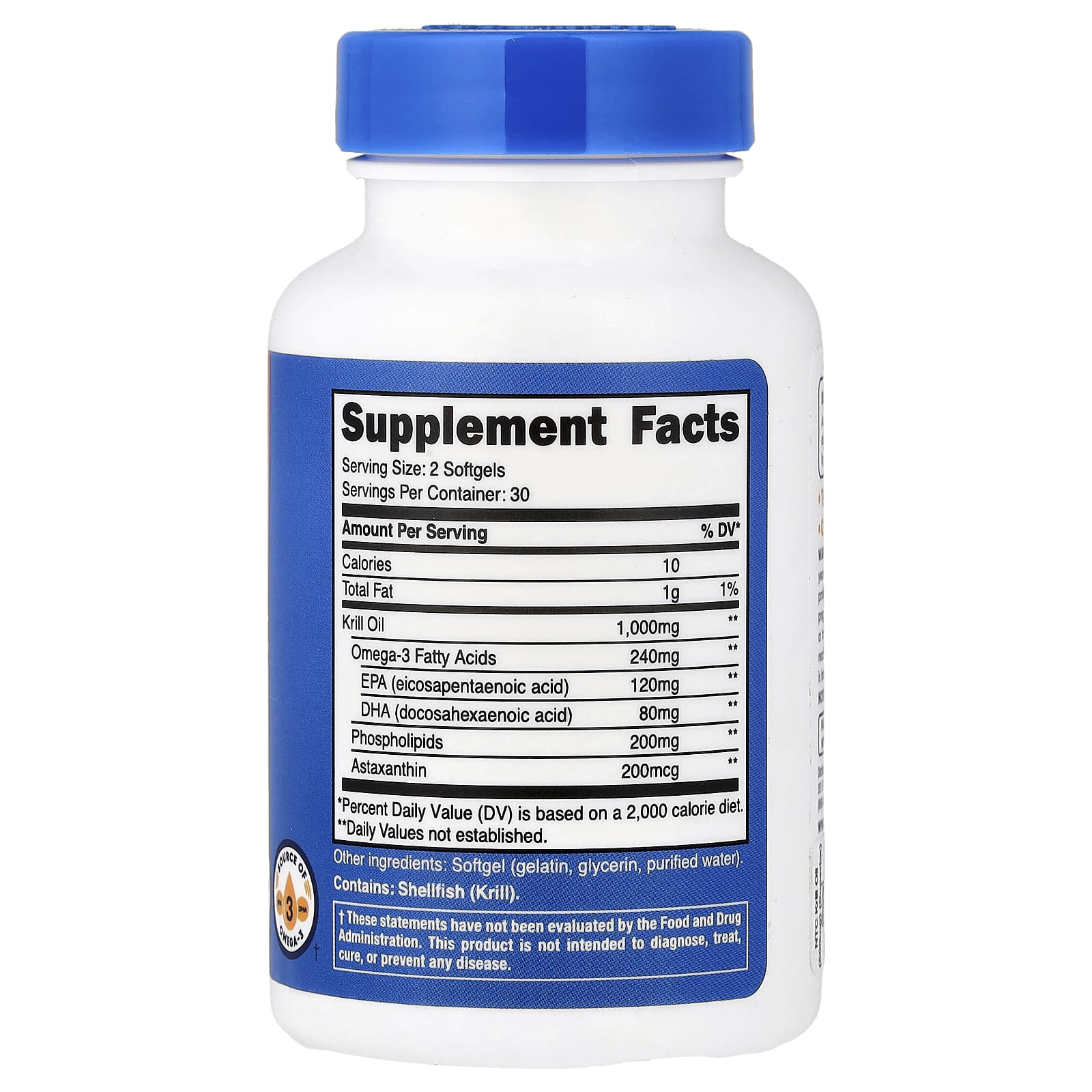 Nutricost Krill Oil – 60 capsules molles — photo 2 sur 2