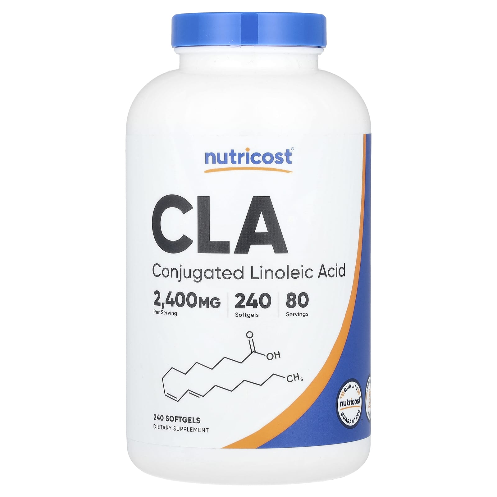 Nutricost CLA – 240 capsules molles — Tunisie