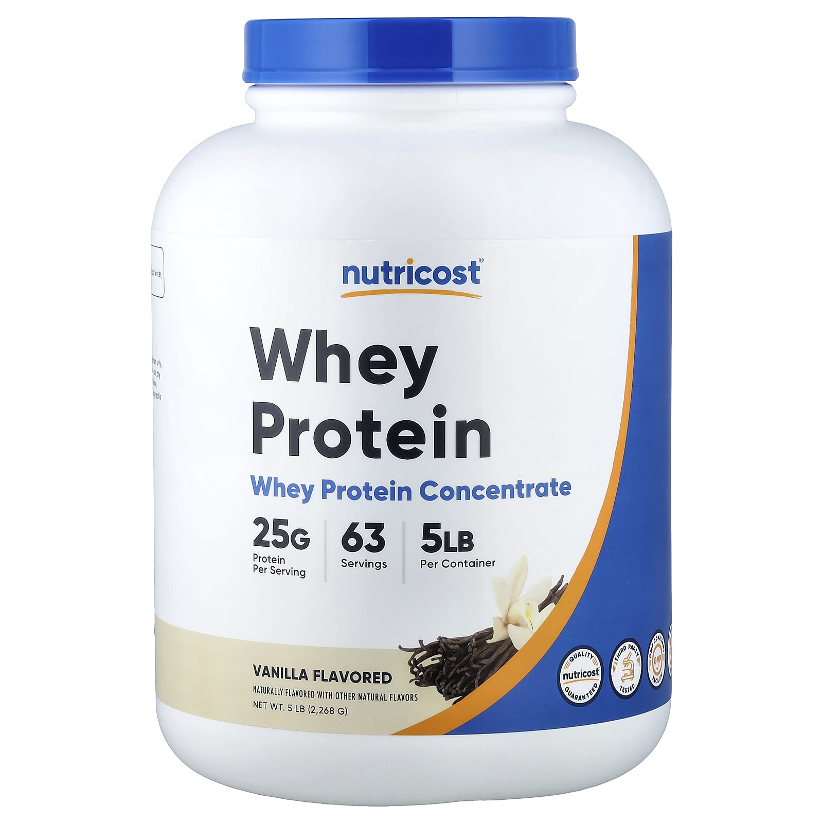 Nutricost Whey Protein Concentrate – Vanilla – 2268 g — Tunisie