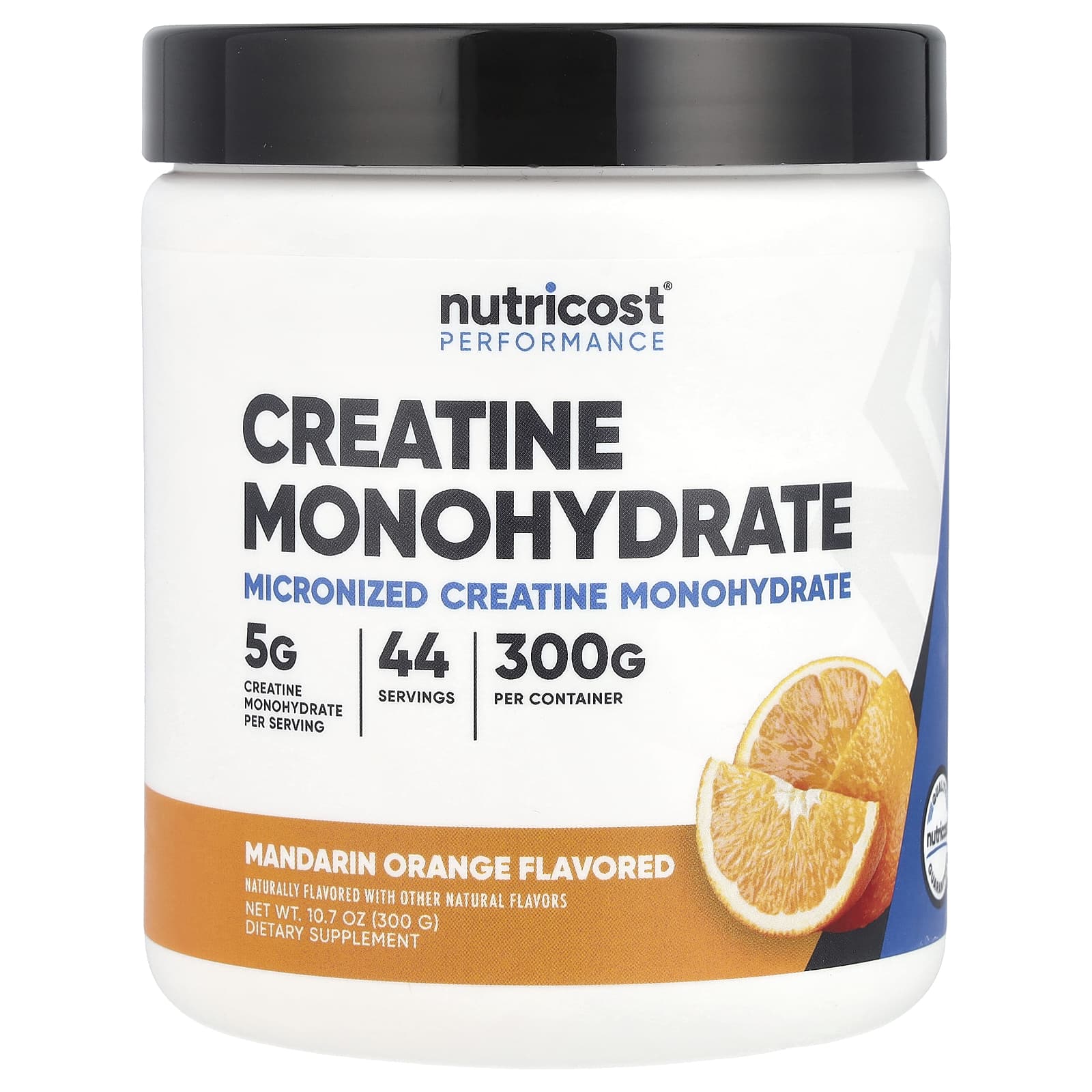 Nutricost Performance, Creatine Monohydrate – Mandarin Orange – 300 g — Tunisie