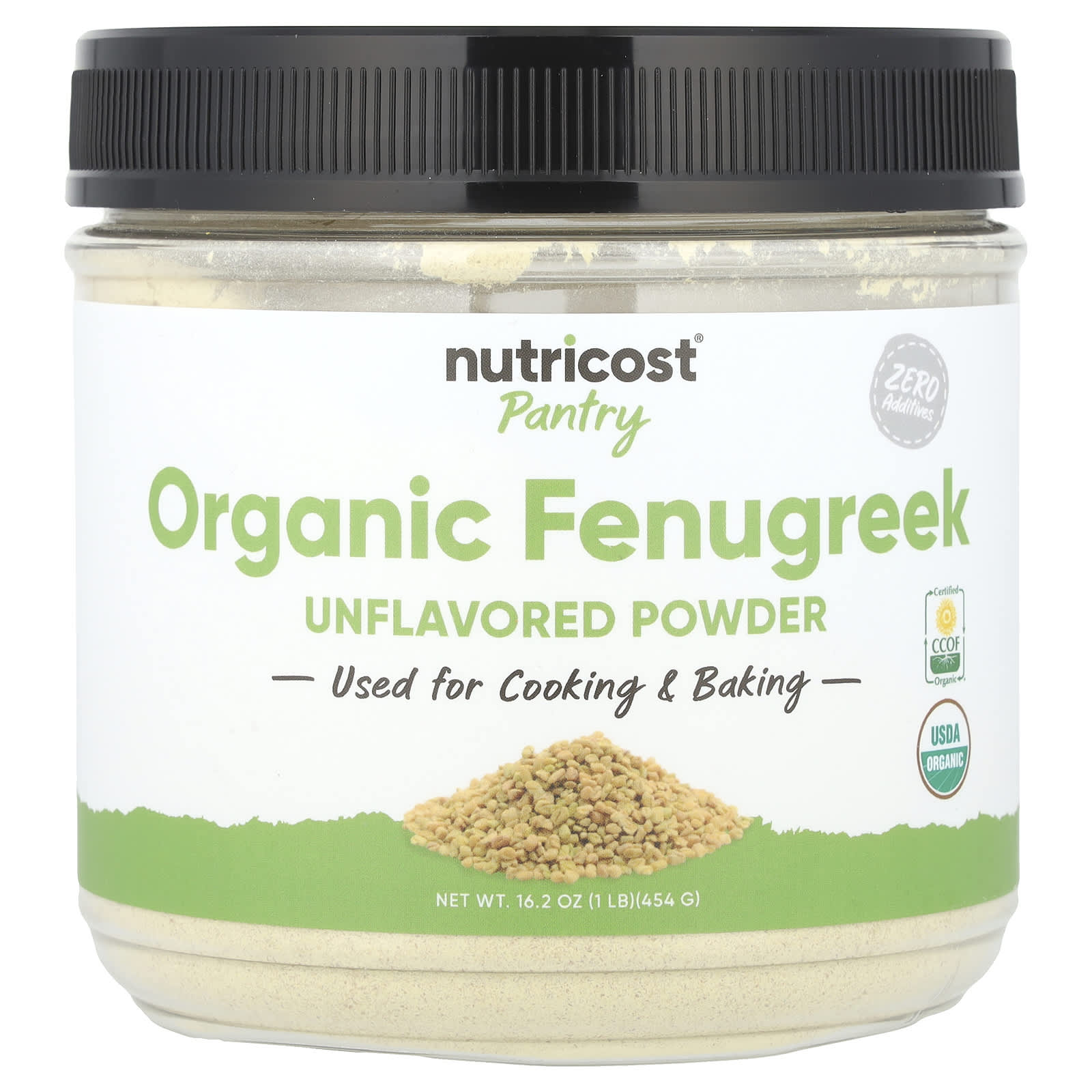 Nutricost Pantry, Organic Fenugreek Powder – Sans arôme – 454 g — Tunisie