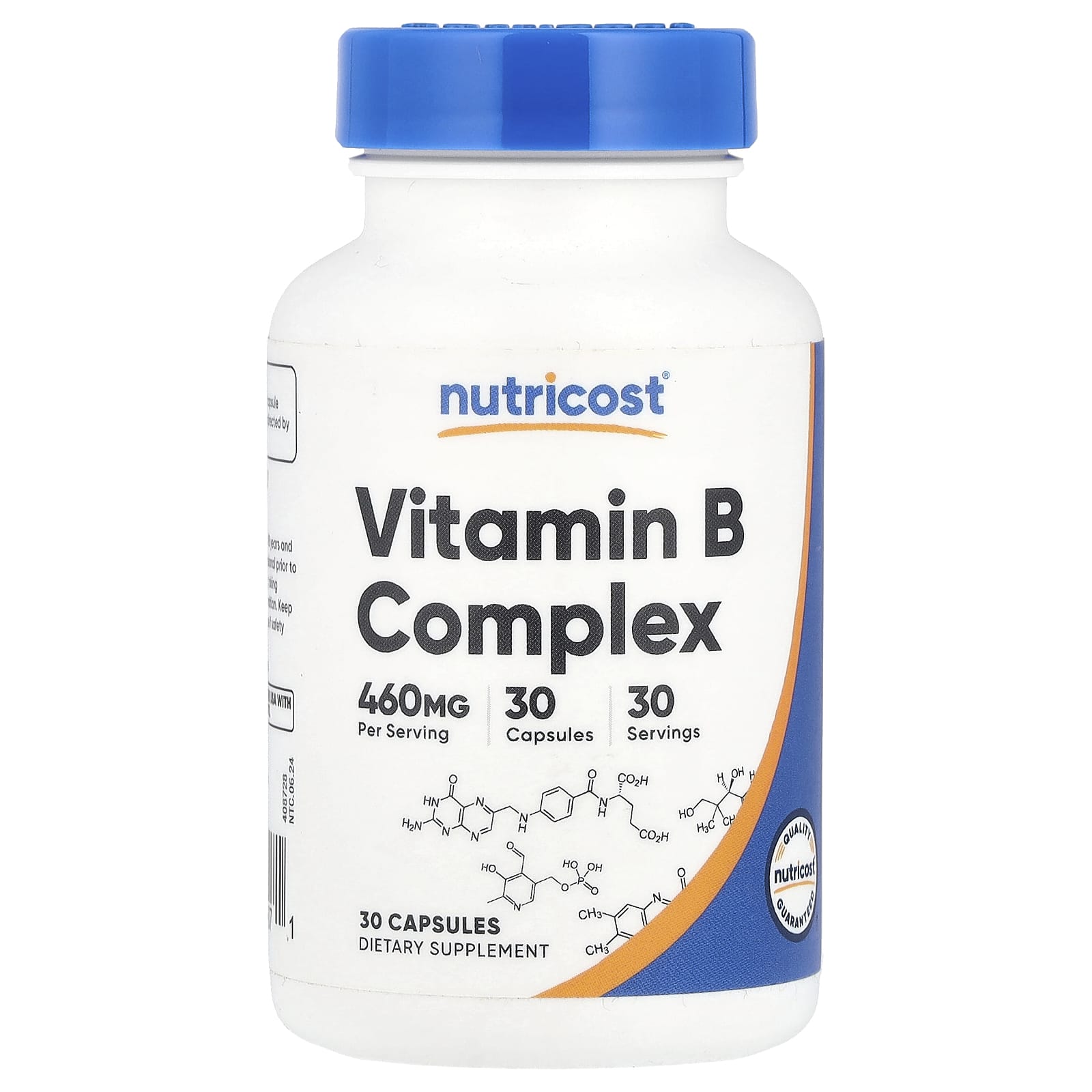 Nutricost Vitamin B Complex – 30 gélules — Tunisie