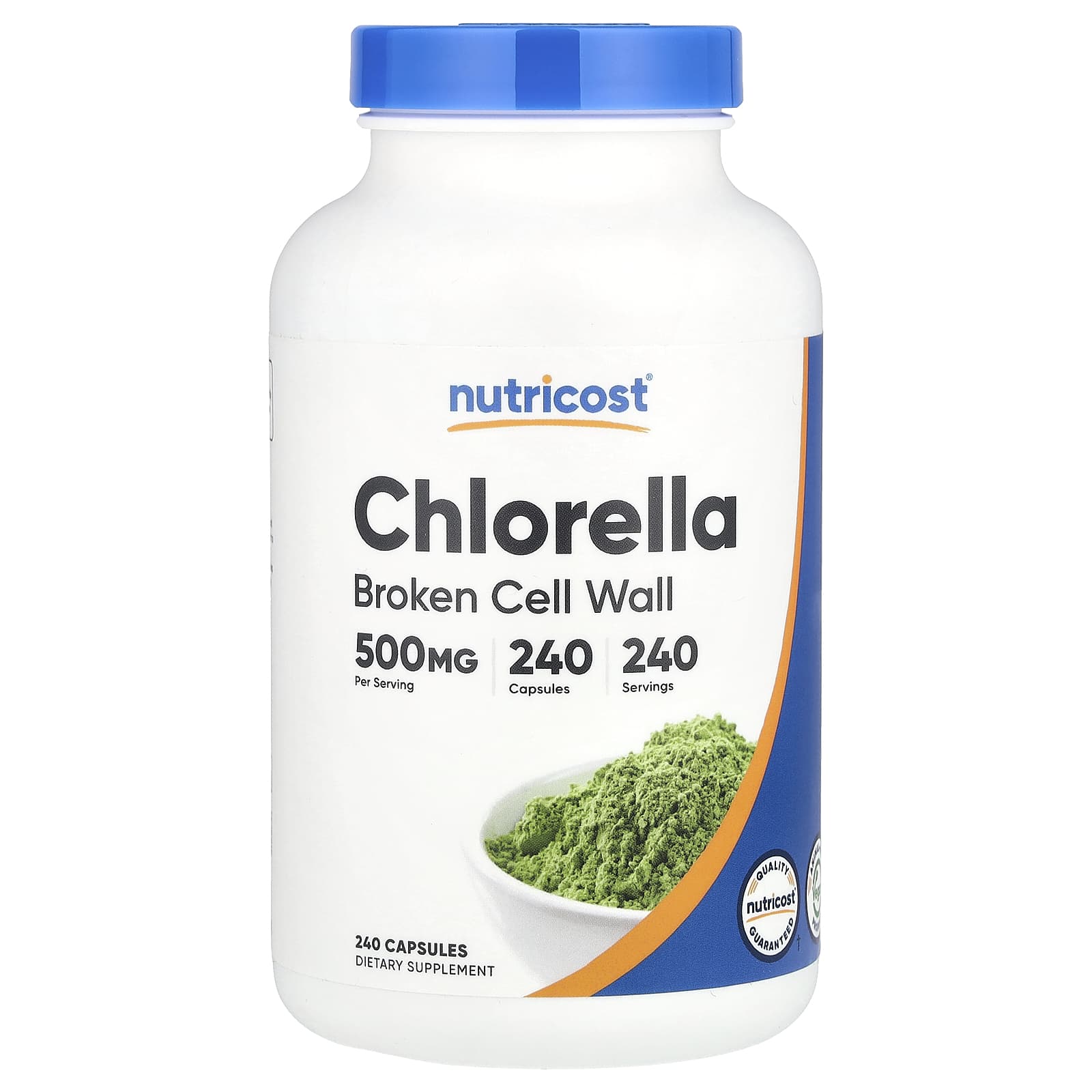 Nutricost Chlorella – 240 gélules — Tunisie