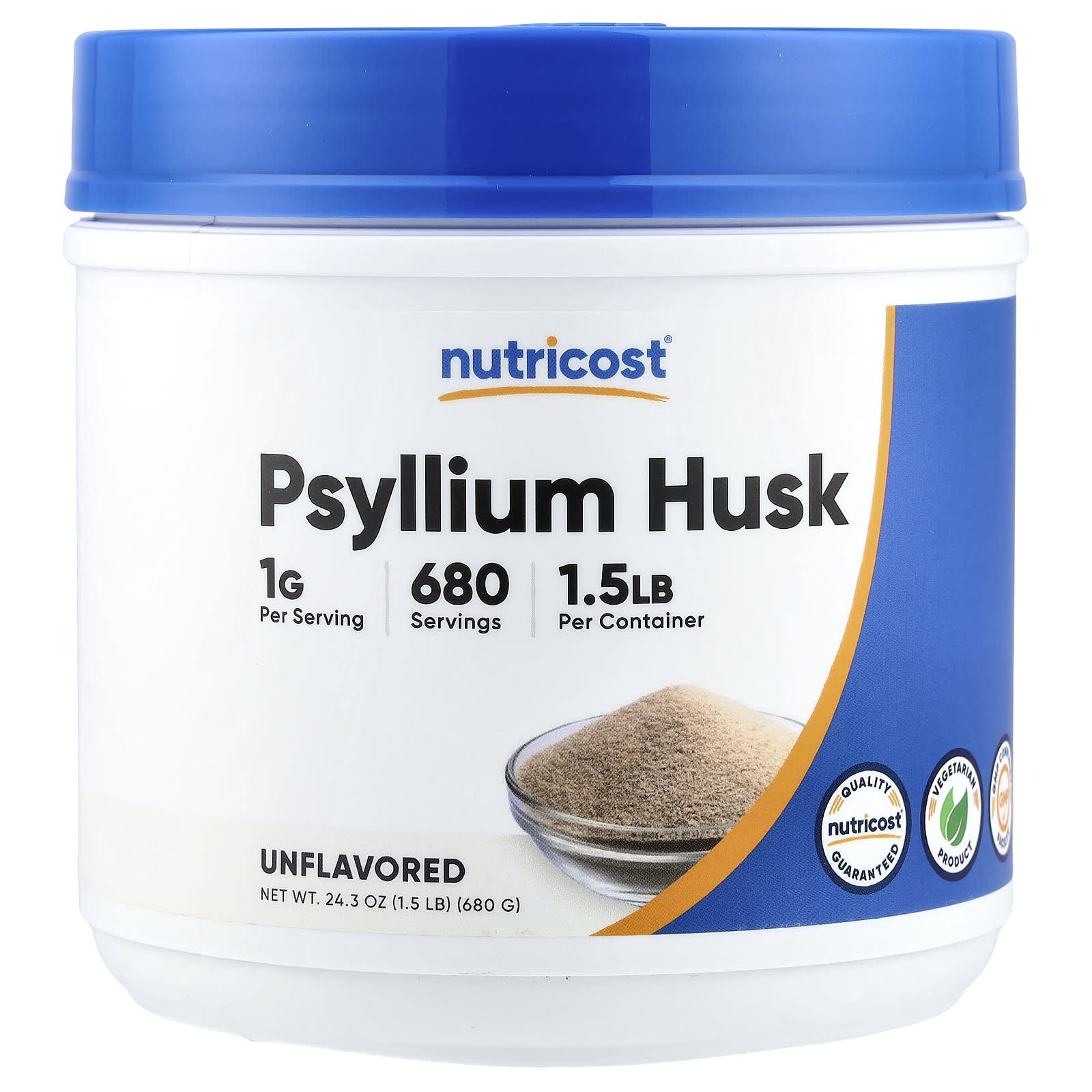 Nutricost Psyllium Husk – Sans arôme – 680 g — Tunisie