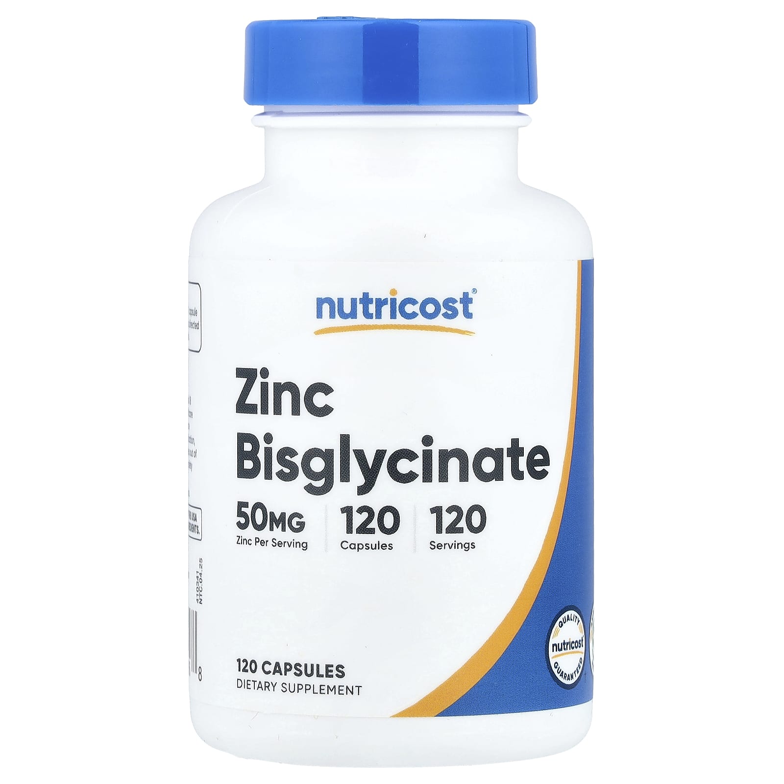 Nutricost Zinc Bisglycinate – 120 gélules — Tunisie