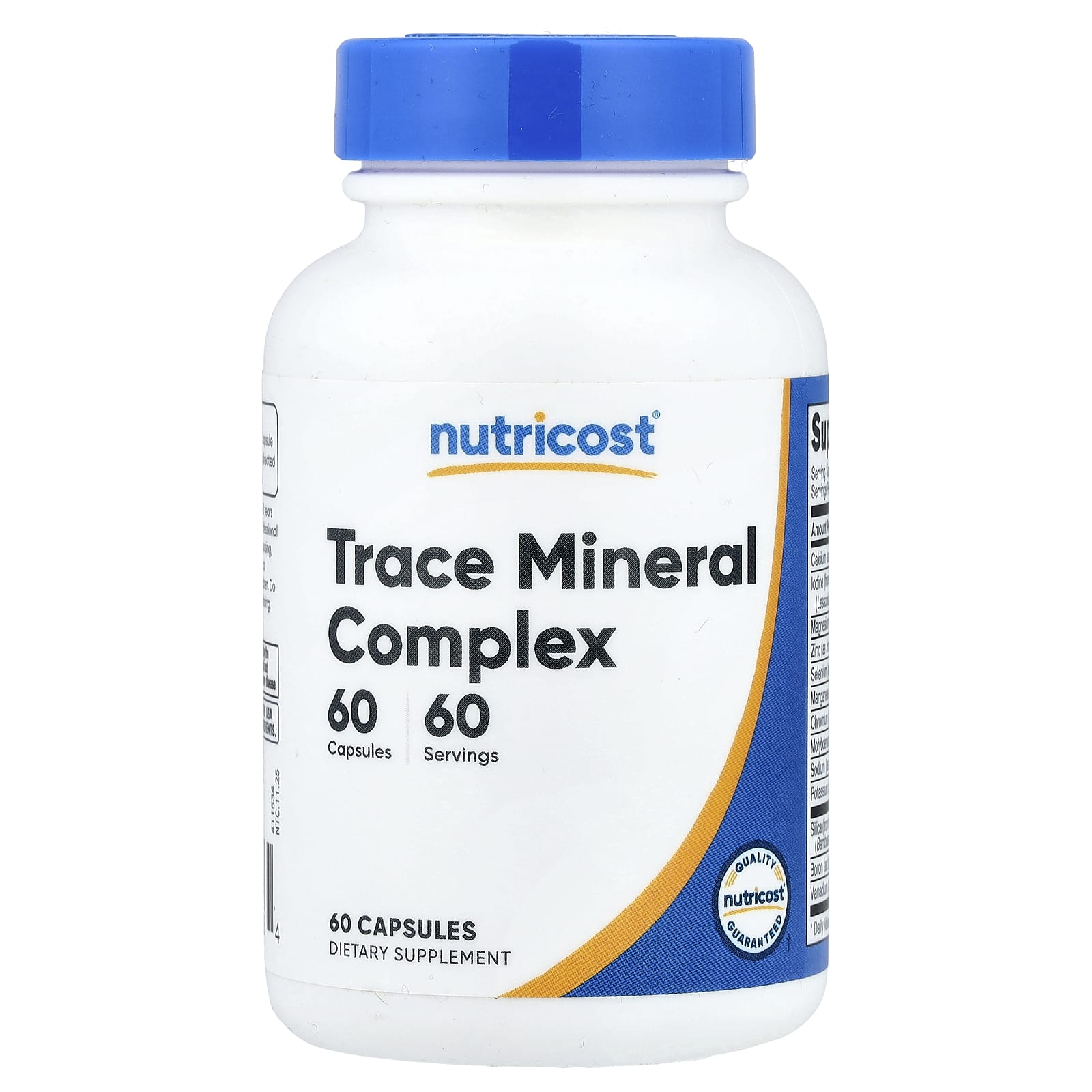 Nutricost Trace Mineral Complex – 60 gélules — Tunisie