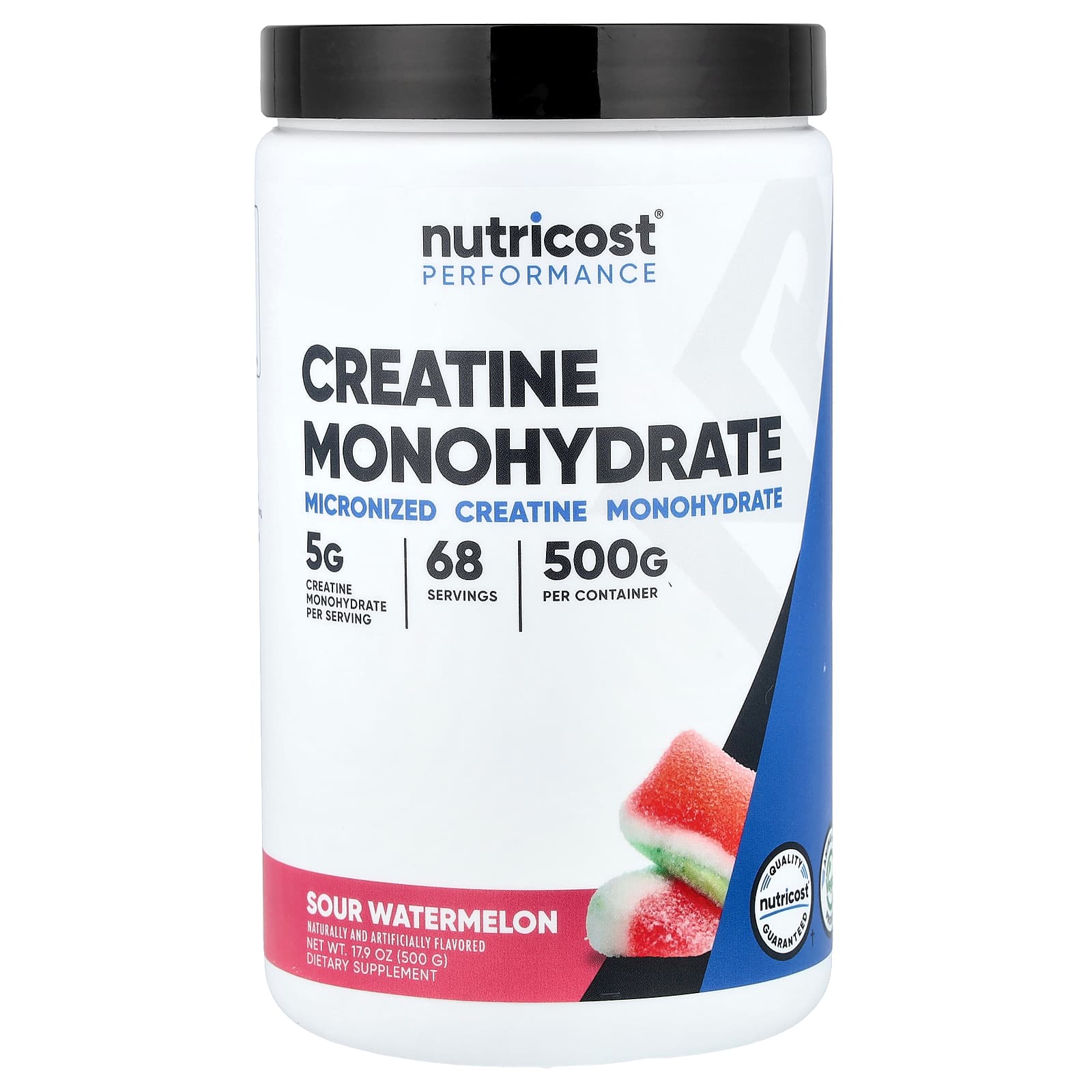Nutricost Performance, Creatine Monohydrate – Sour Watermelon – 500 g — Tunisie