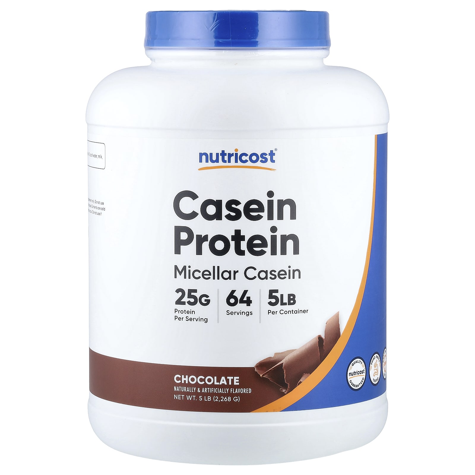 Nutricost Casein Protein – Chocolate – 2268 g — Tunisie