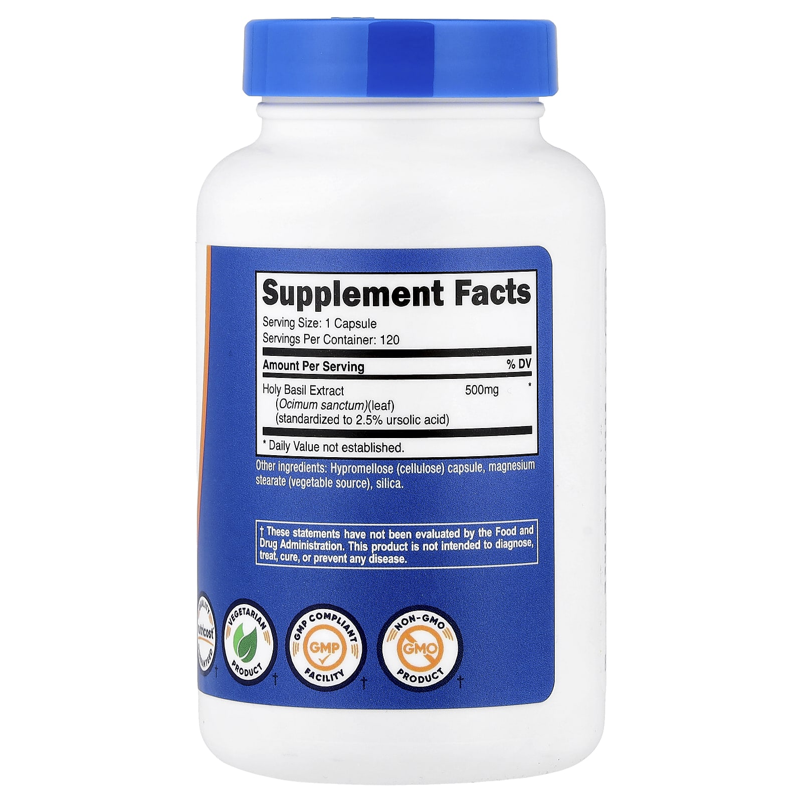 Nutricost Holy Basil – 120 gélules — photo 2 sur 2