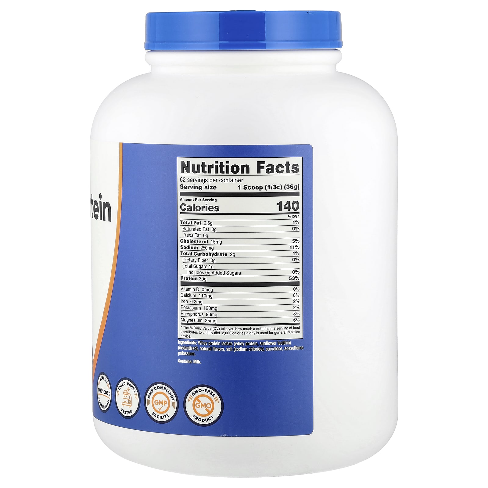Nutricost Whey Protein Isolate – Salted Caramel – 2268 g — photo 2 sur 2