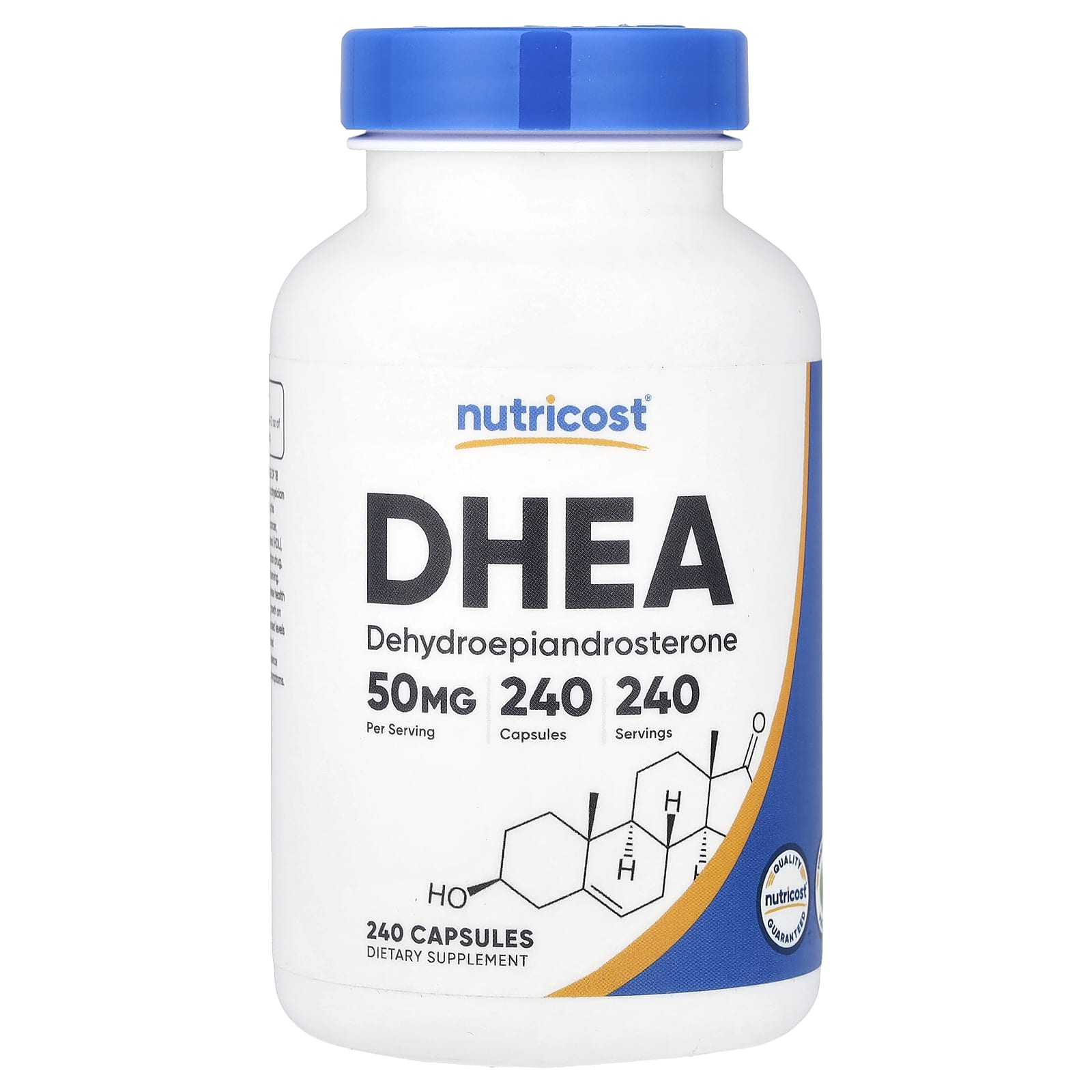 Nutricost DHEA – 50 mg – 240 gélules — Tunisie